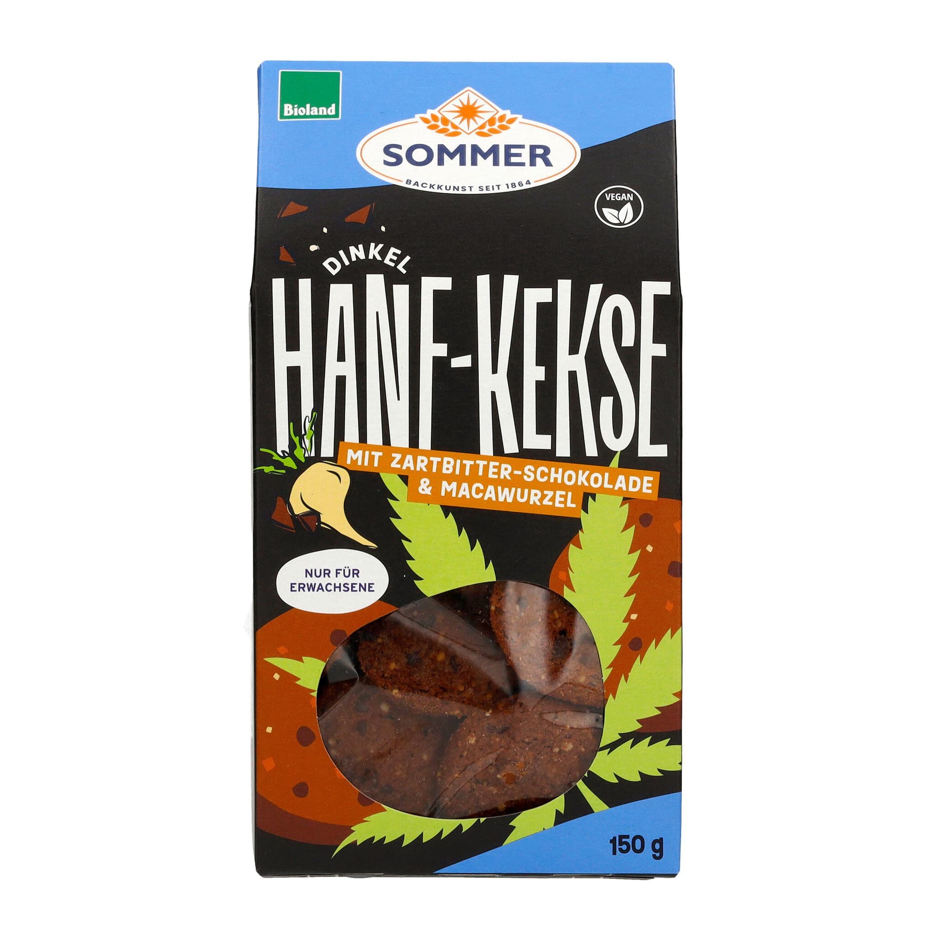 Sommer Dinkelkekse Hanf-Schoko