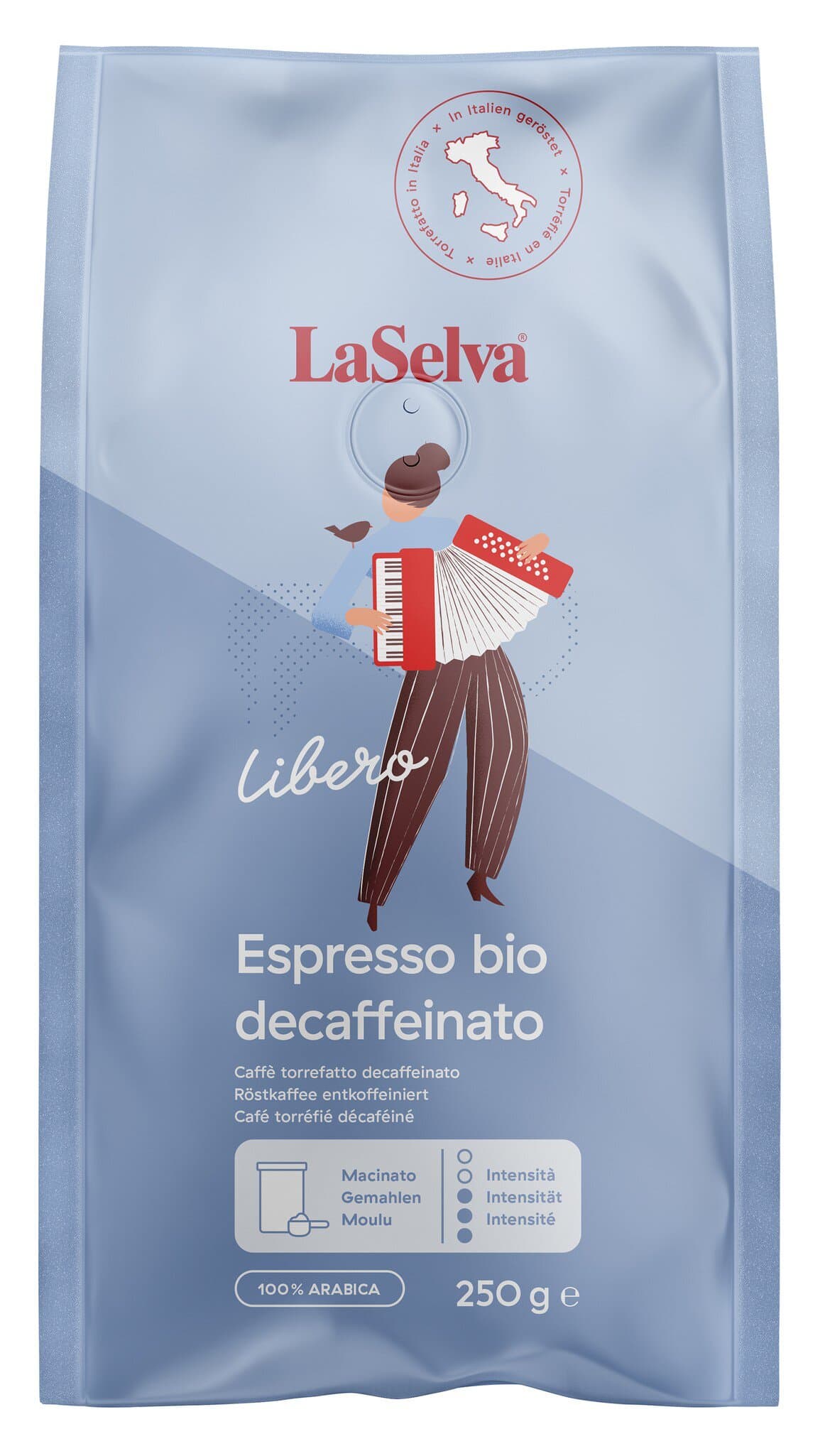 LaSelva Libero Espresso gemahlen entkoffeiniert