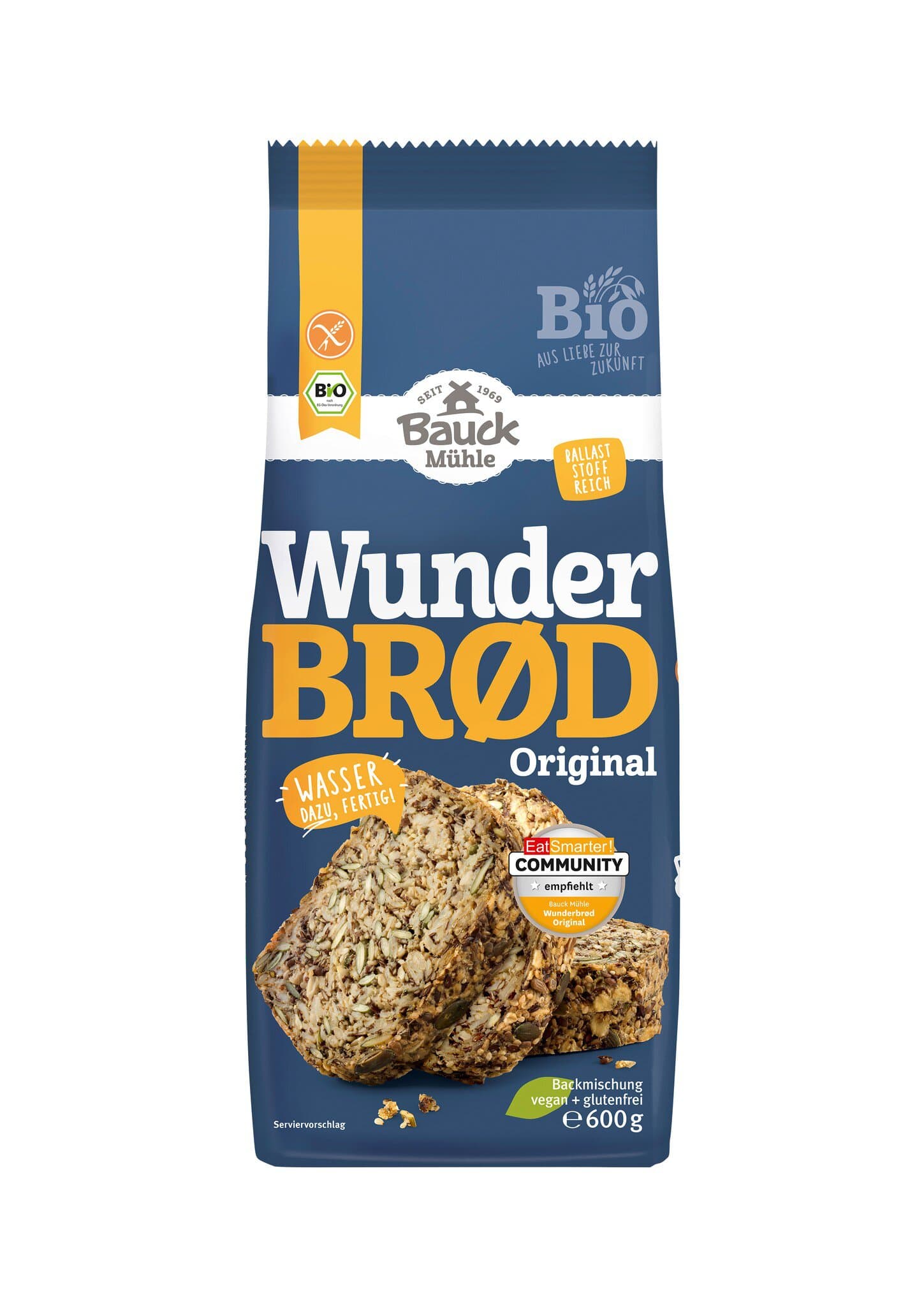 Bauckmühle Wunderbrod Backmischung glutenfrei