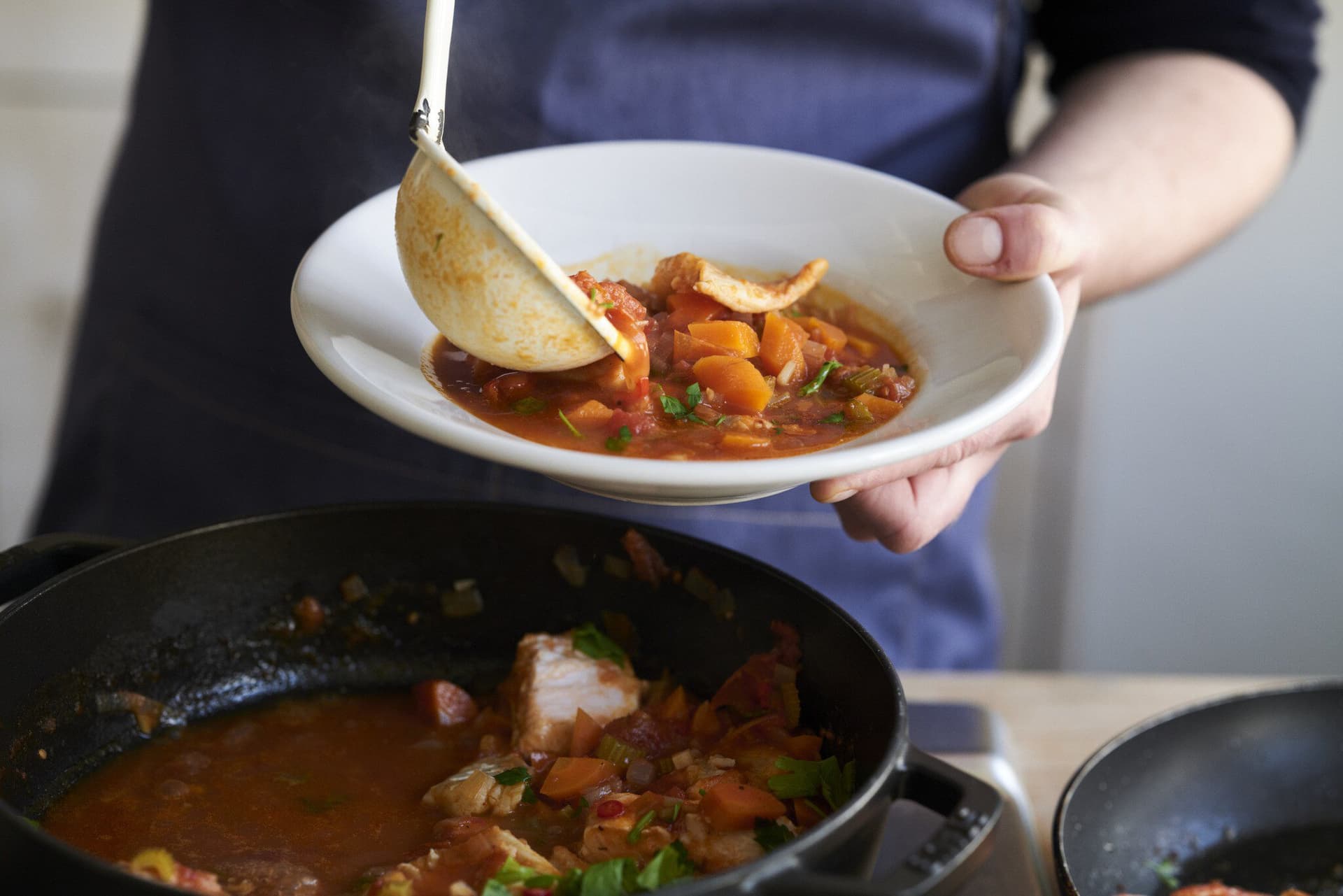 Cacciucco alla Livornese (Traditioneller Fischeintopf)