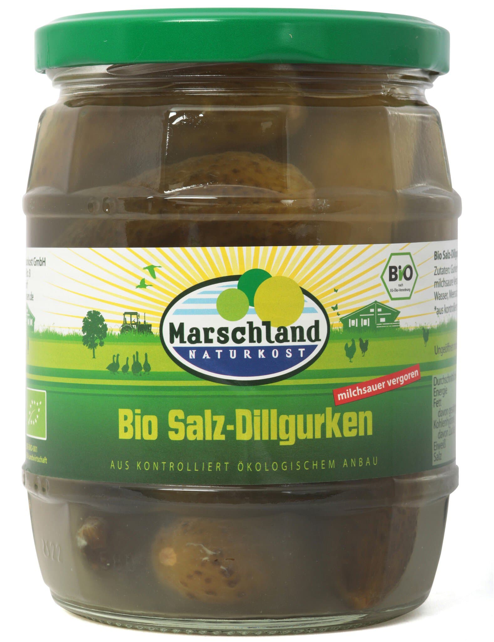 Marschland Naturkost Salz Dillgurken
