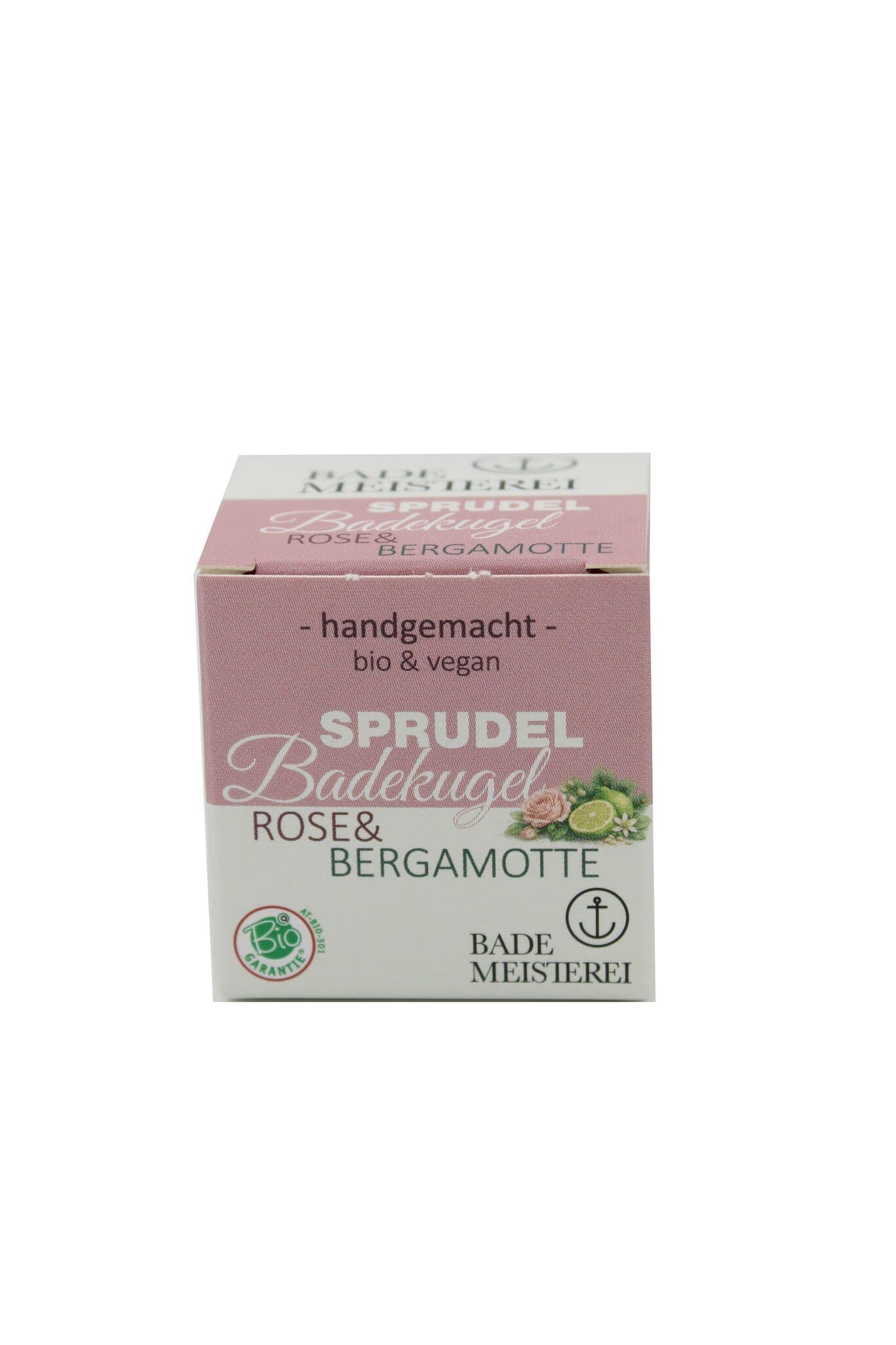 Bademeisterei Sprudelbadekugel Rose & Bergamotte