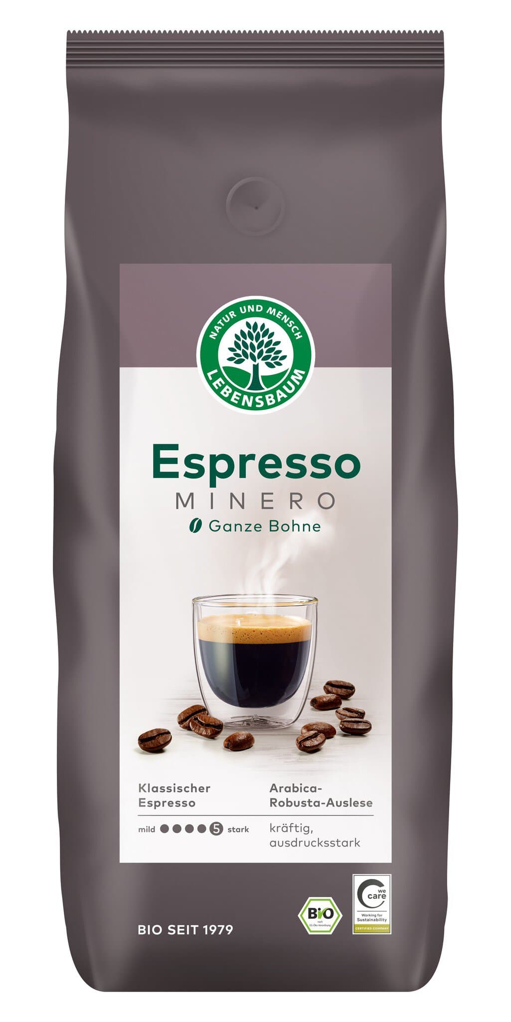 Lebensbaum Espresso Minero ganze Bohne