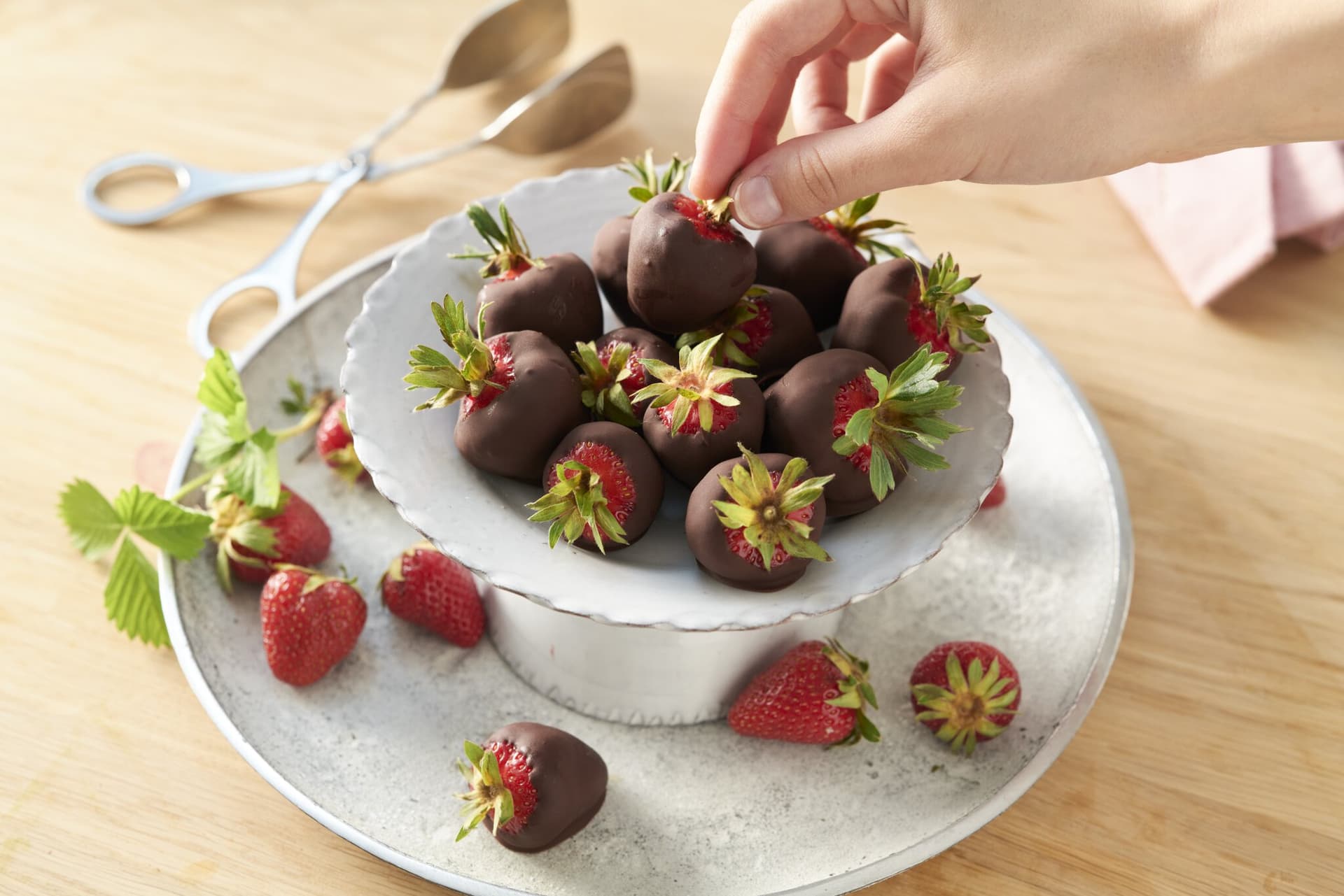 Schoko-Erdbeeren selber machen