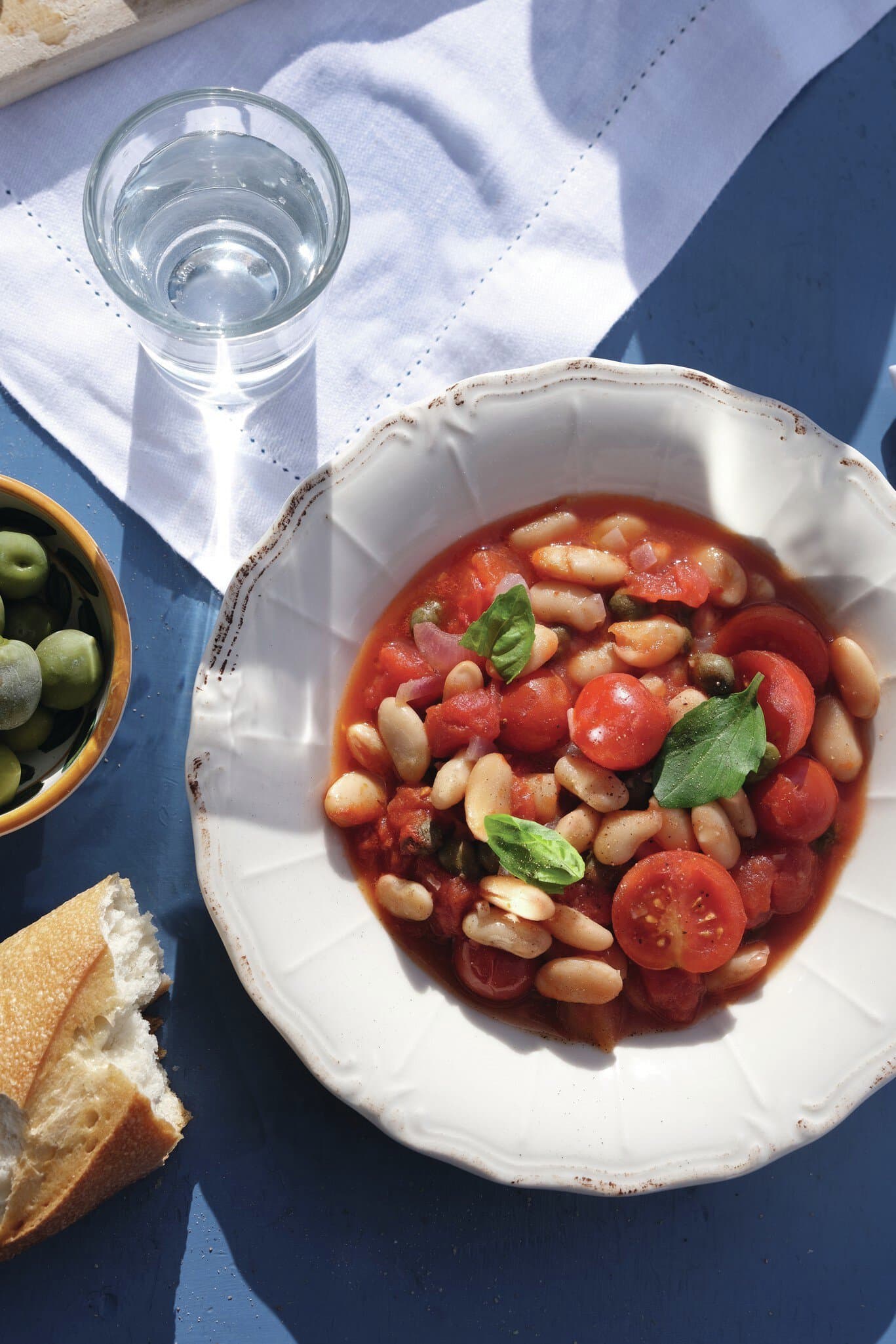 Weiße Bohnen in Tomatensauce