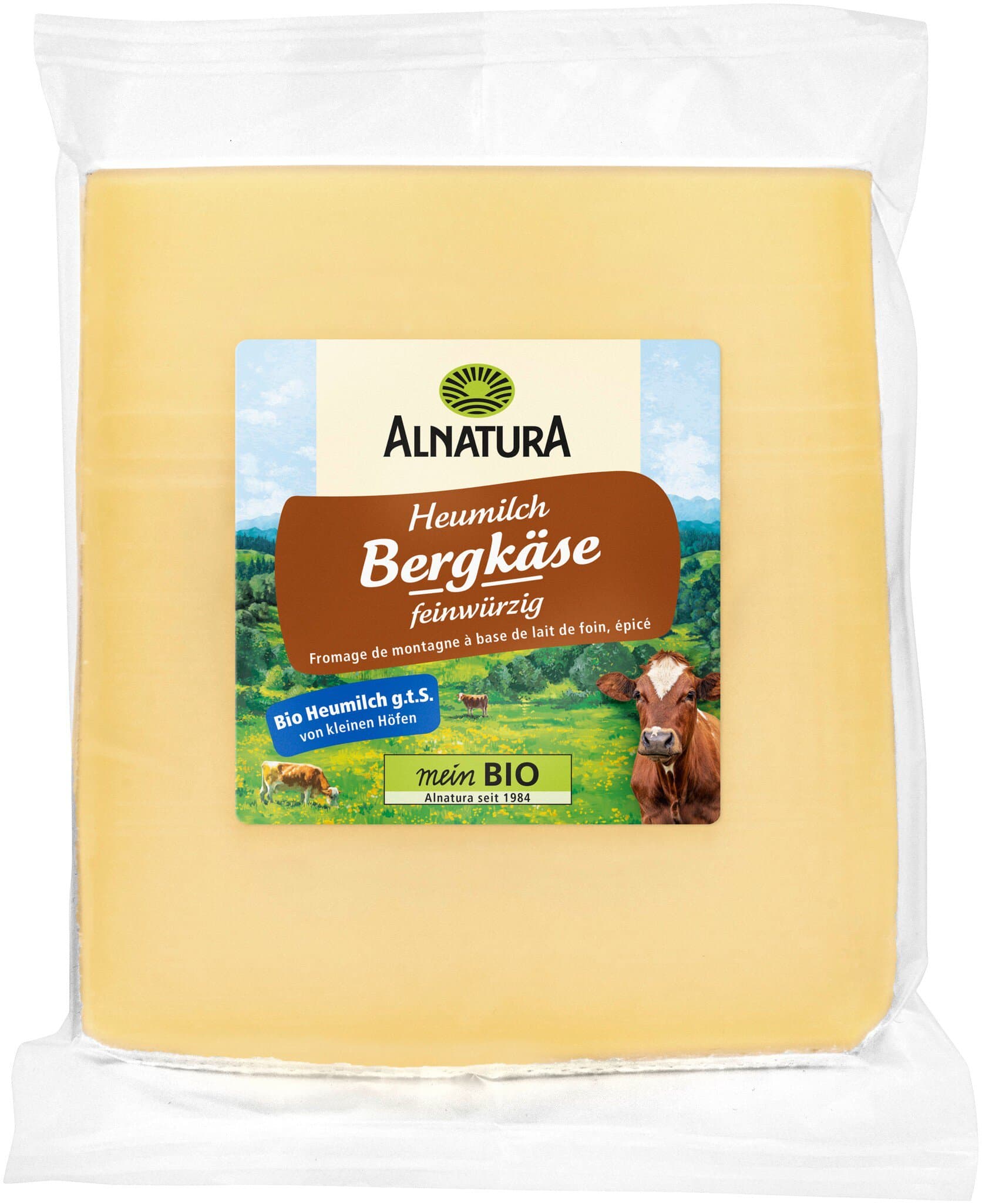 Alnatura Heumilch-Bergkäse (am Stück)