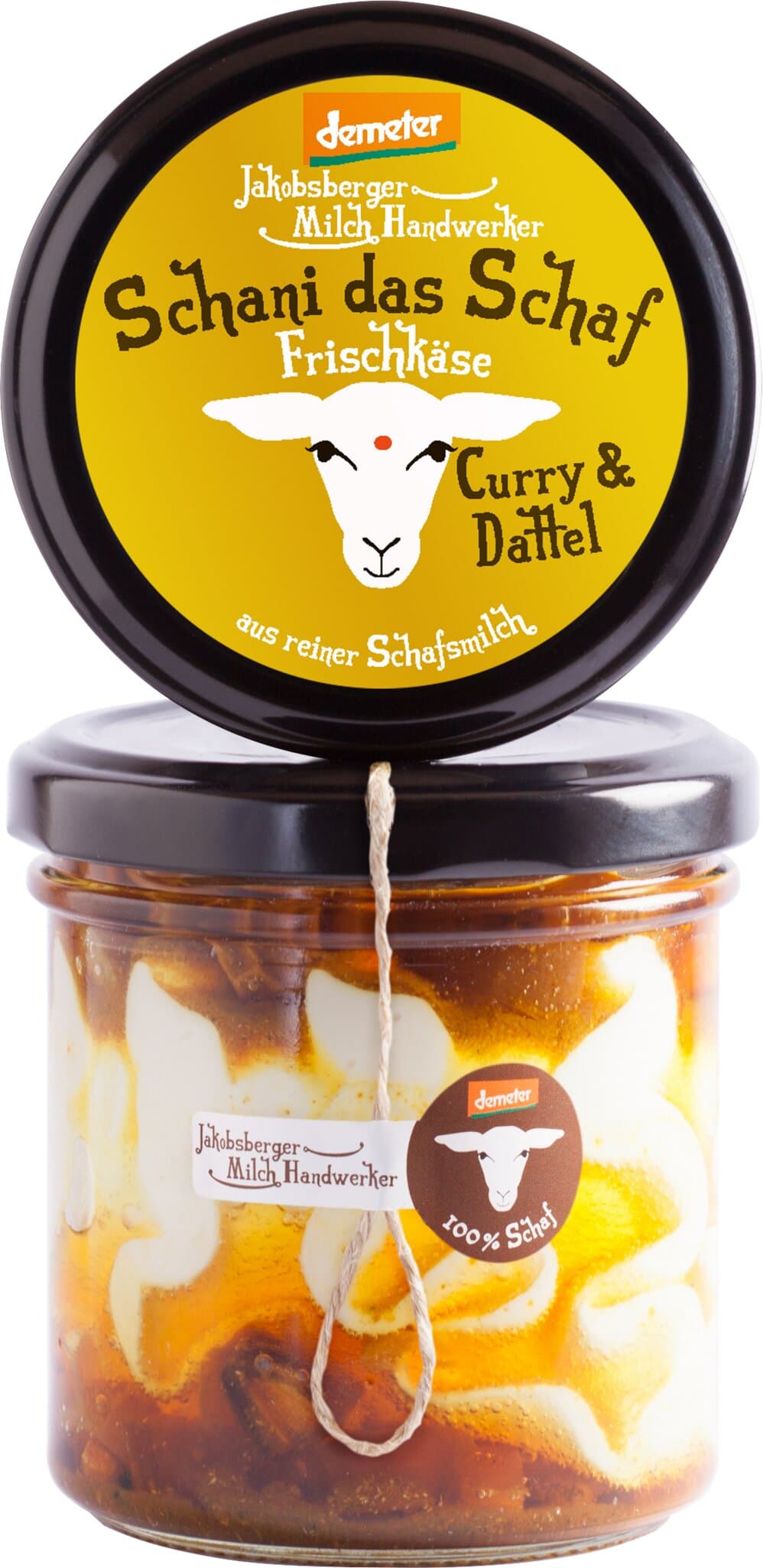 Jakobsberger Schaffrischkäse Curry & Dattel