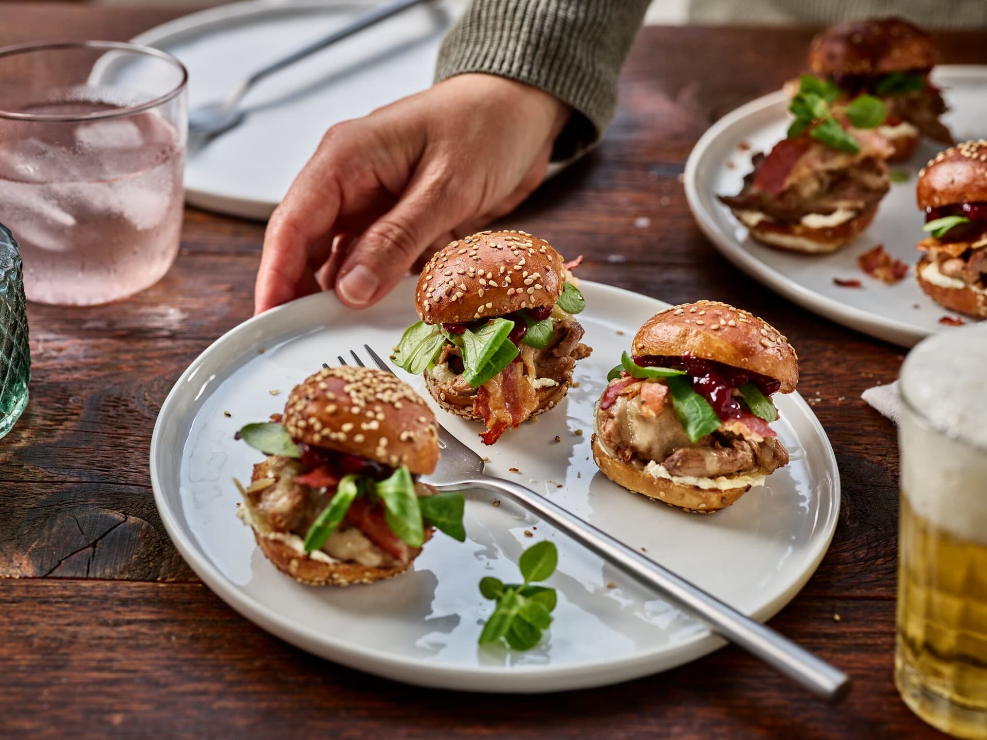 Pulled-Goose-Burger