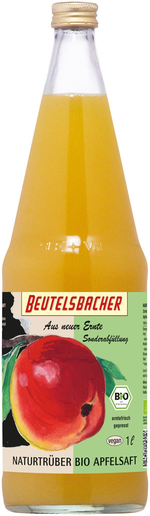 Beutelsbacher Apfelsaft naturtrüb Ernte 2026
