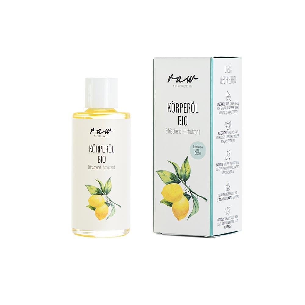 raw Körperöl Lemongras Ginseng