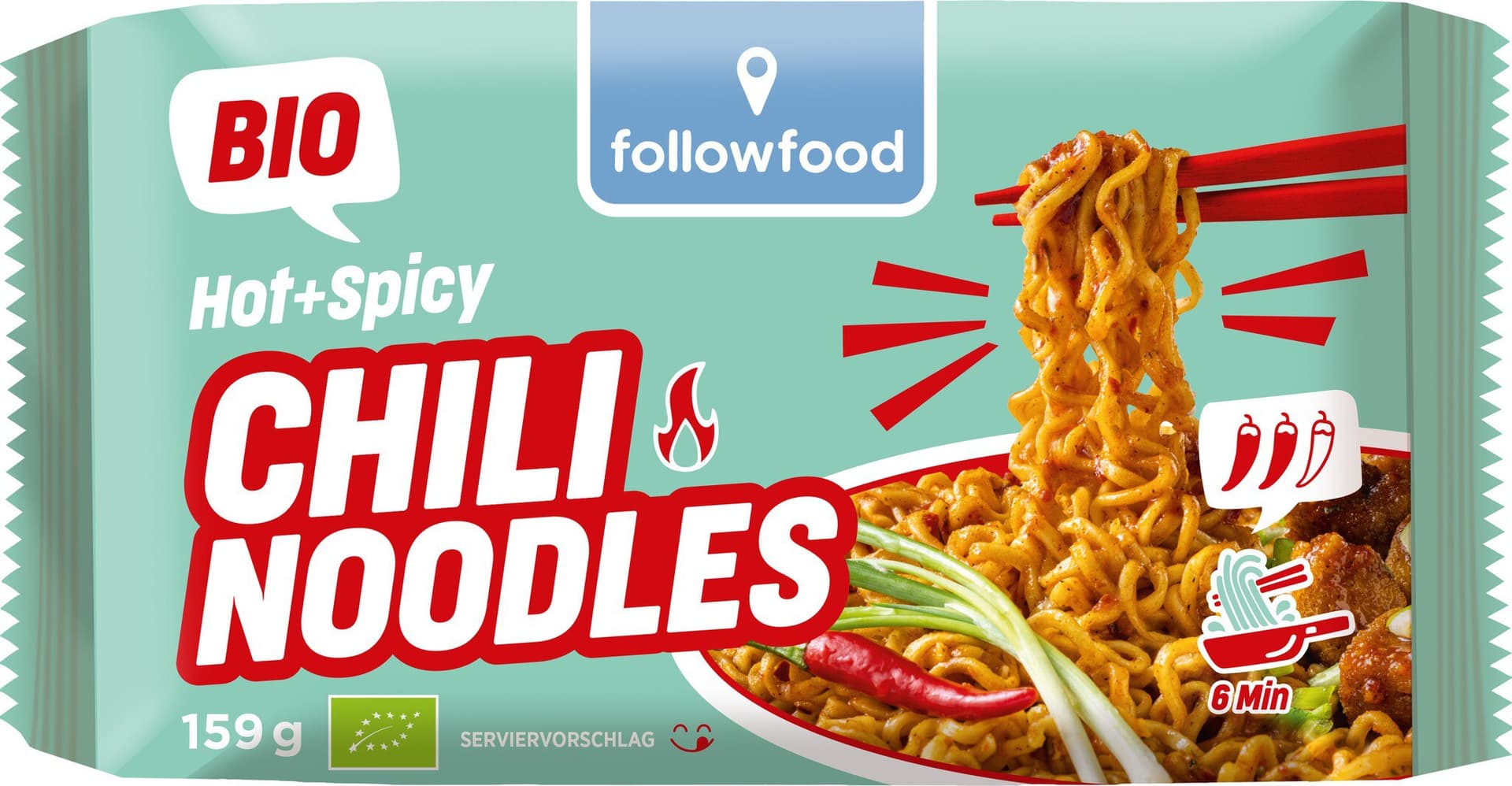 FollowFood Hot + Spicy Chili Noodles