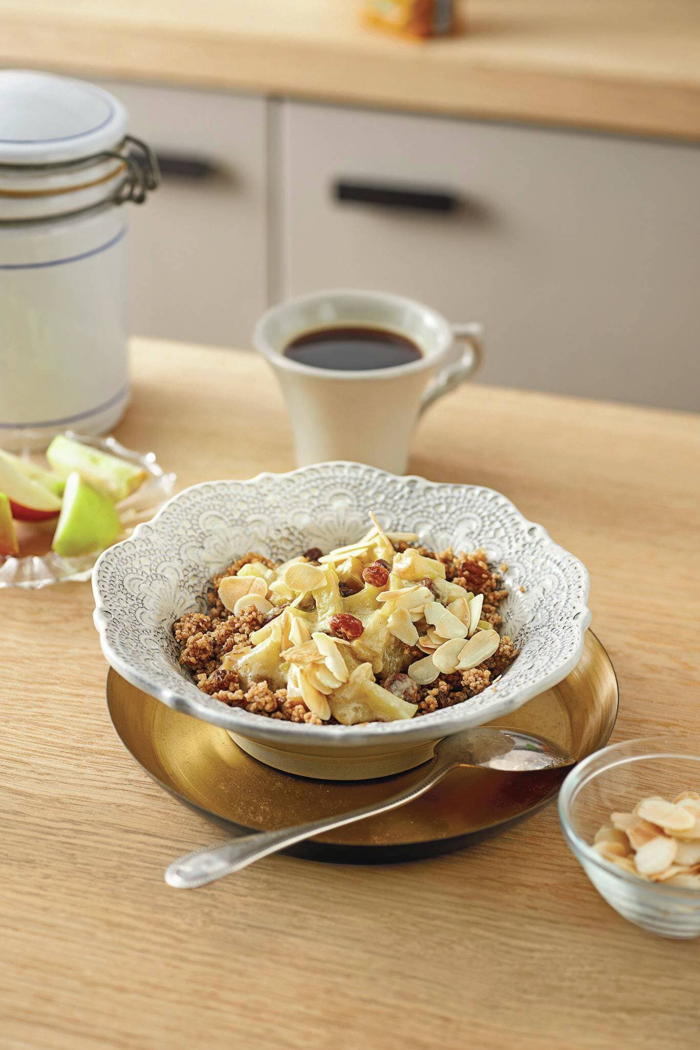 Apfelkuchen-Couscous