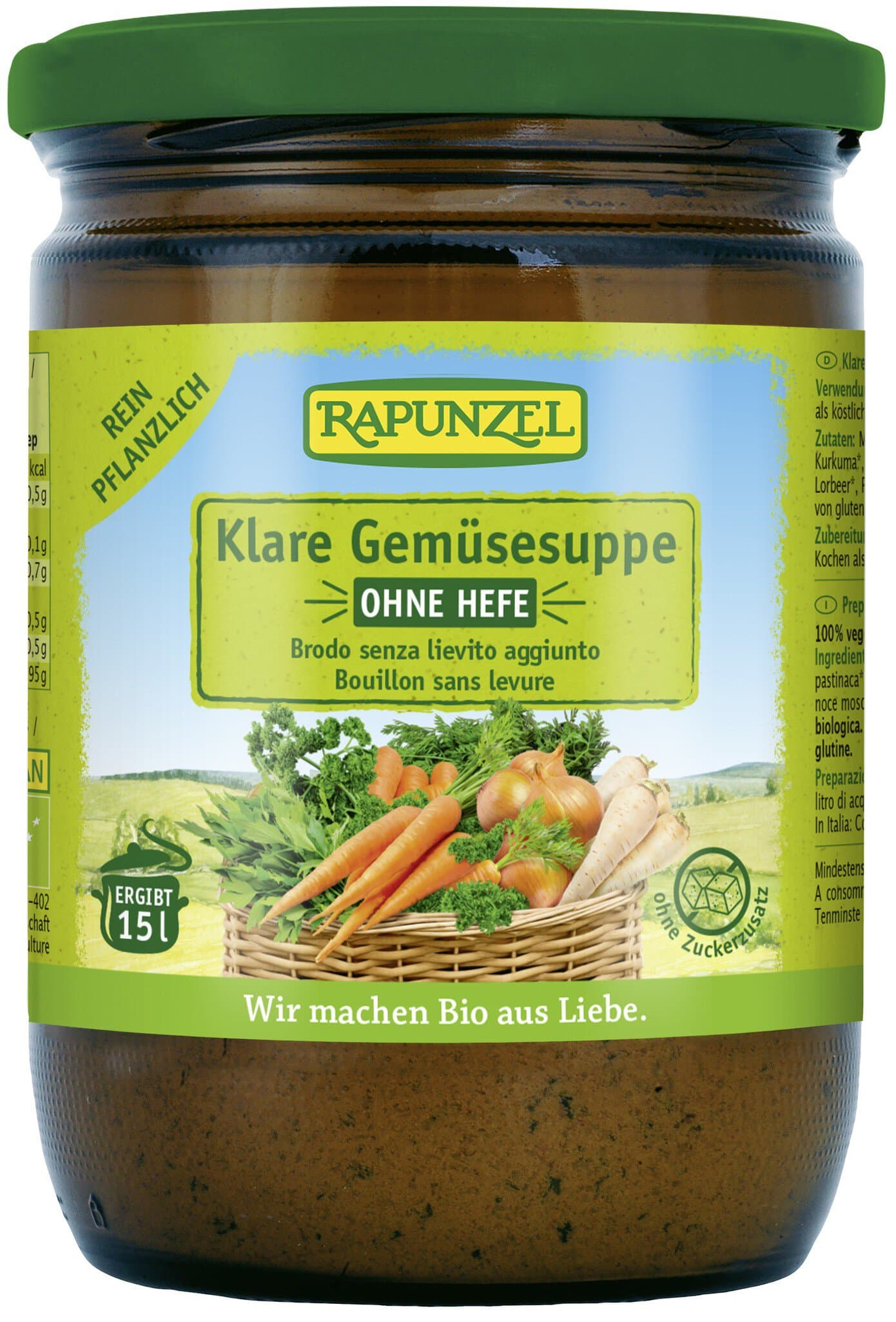 Rapunzel Klare Gemüsesuppe ohne Hefe