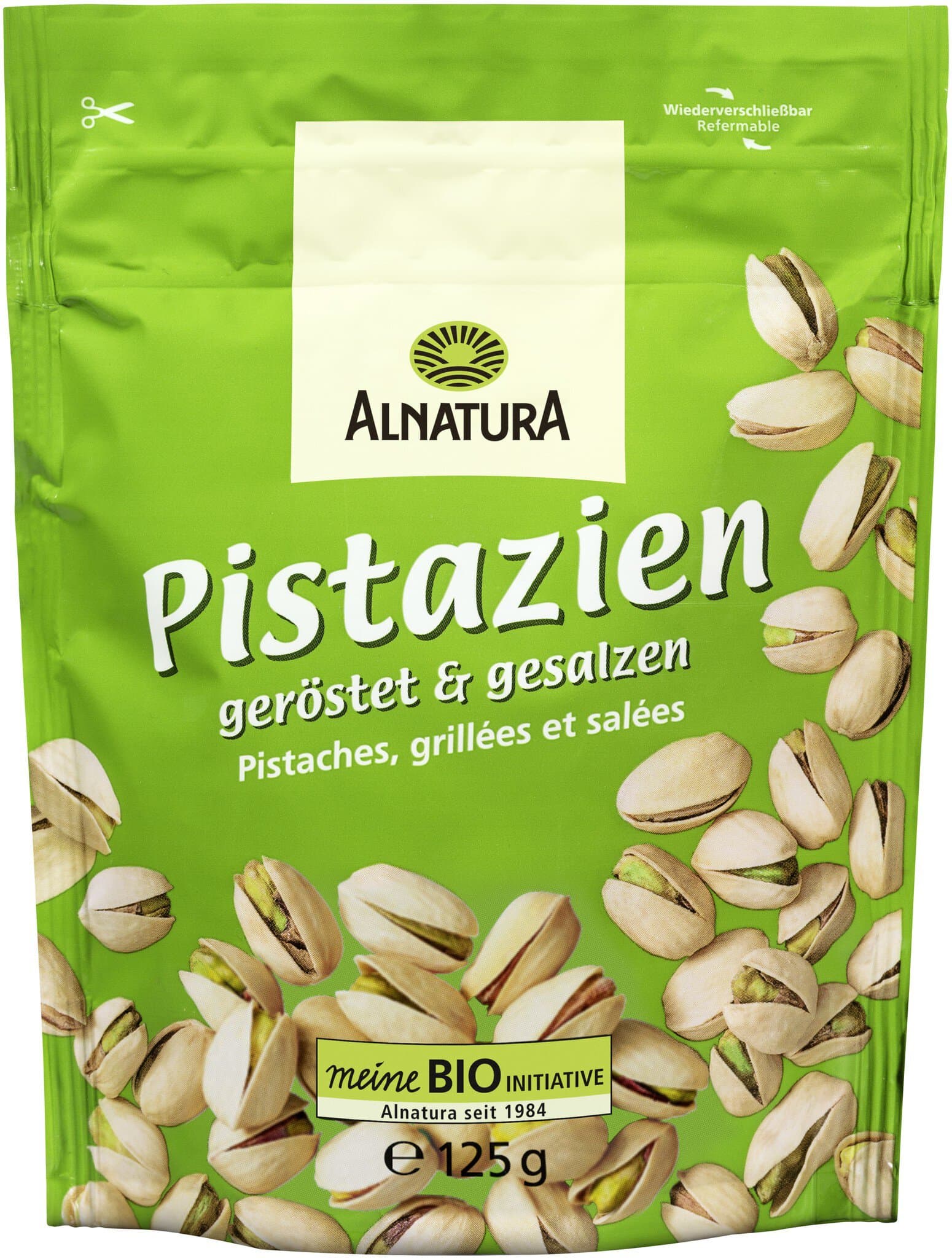 Alnatura Pistazien, geröstet und gesalzen