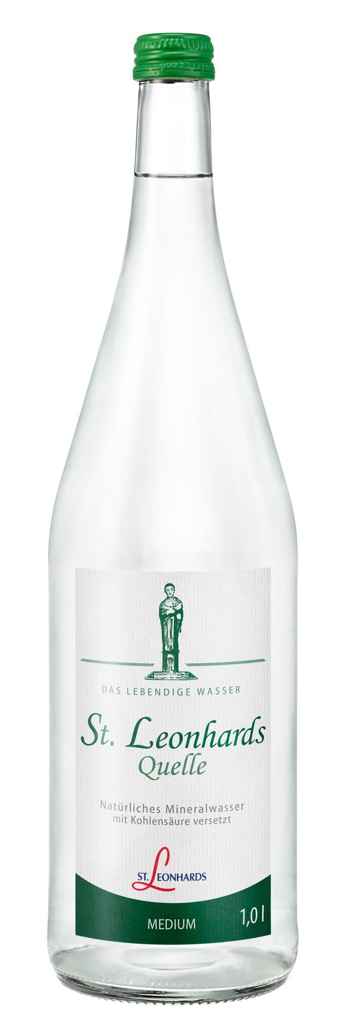 St. Leonhard`s Mineralwasser Medium (Glas) 1l