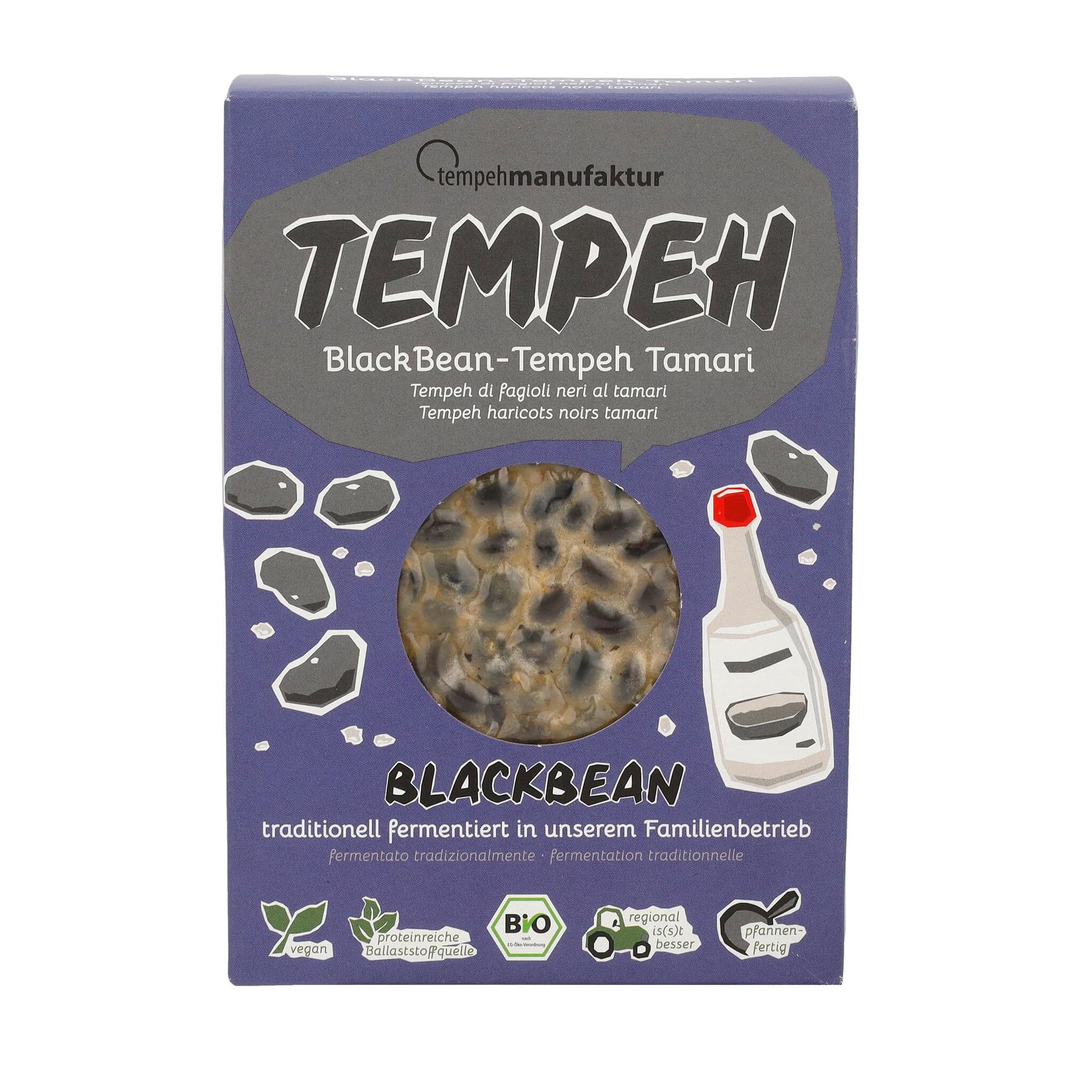 Tempehmanufaktur Black Bean Tempeh Tamari