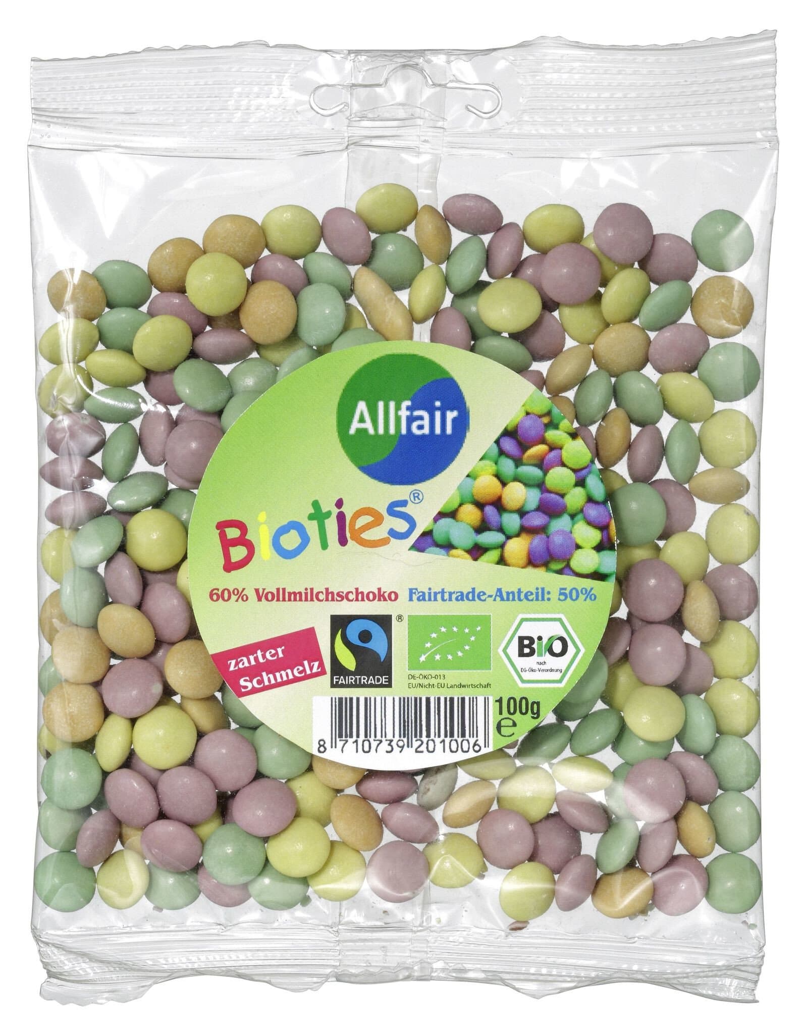 Allfair Bioties Schokolinsen