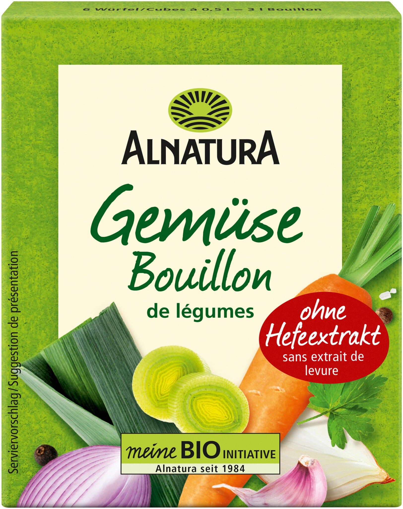 Alnatura Gemüsebouillon ohne Hefeextrakt (Würfel)