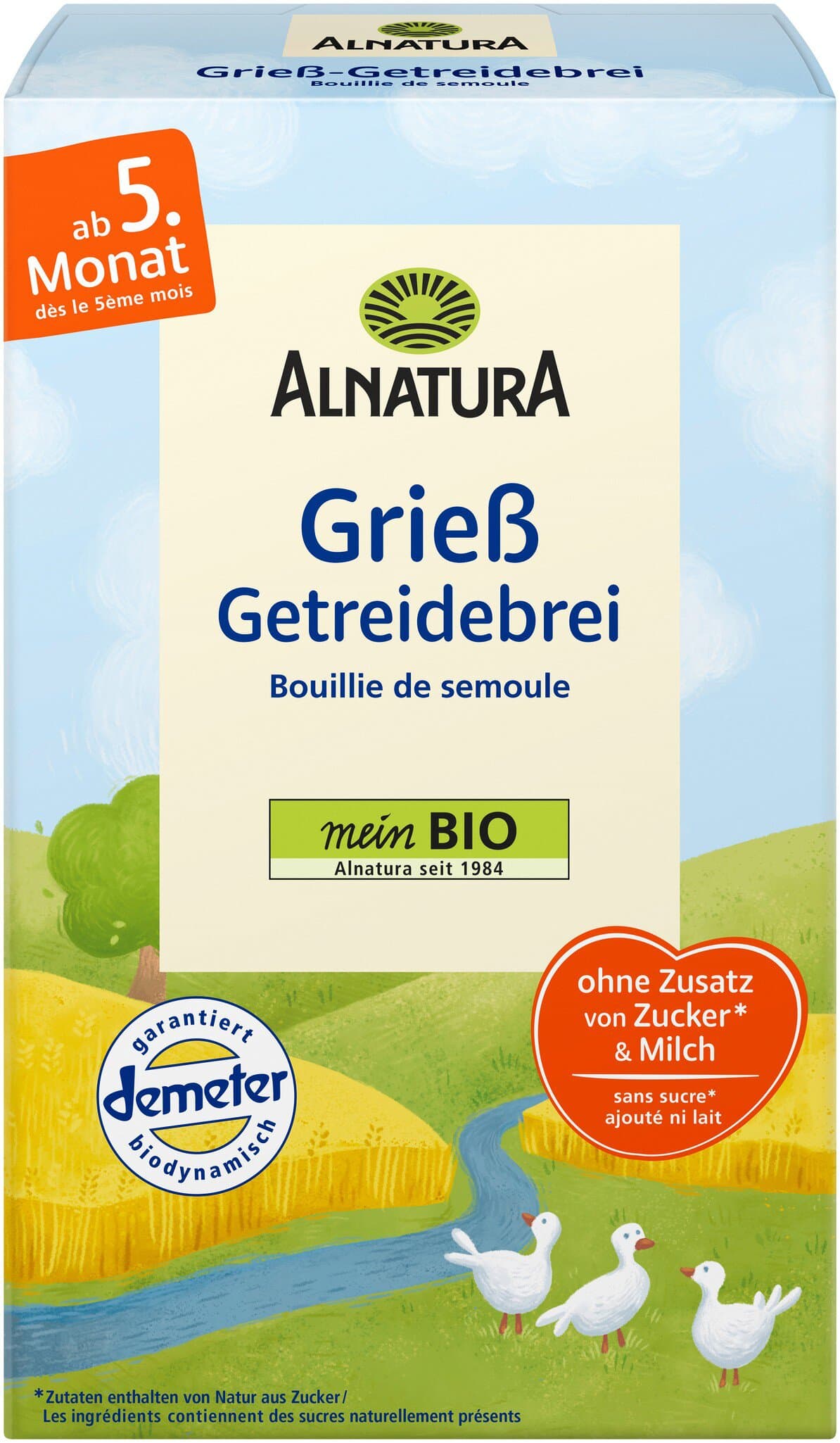 Alnatura Grieß-Getreidebrei