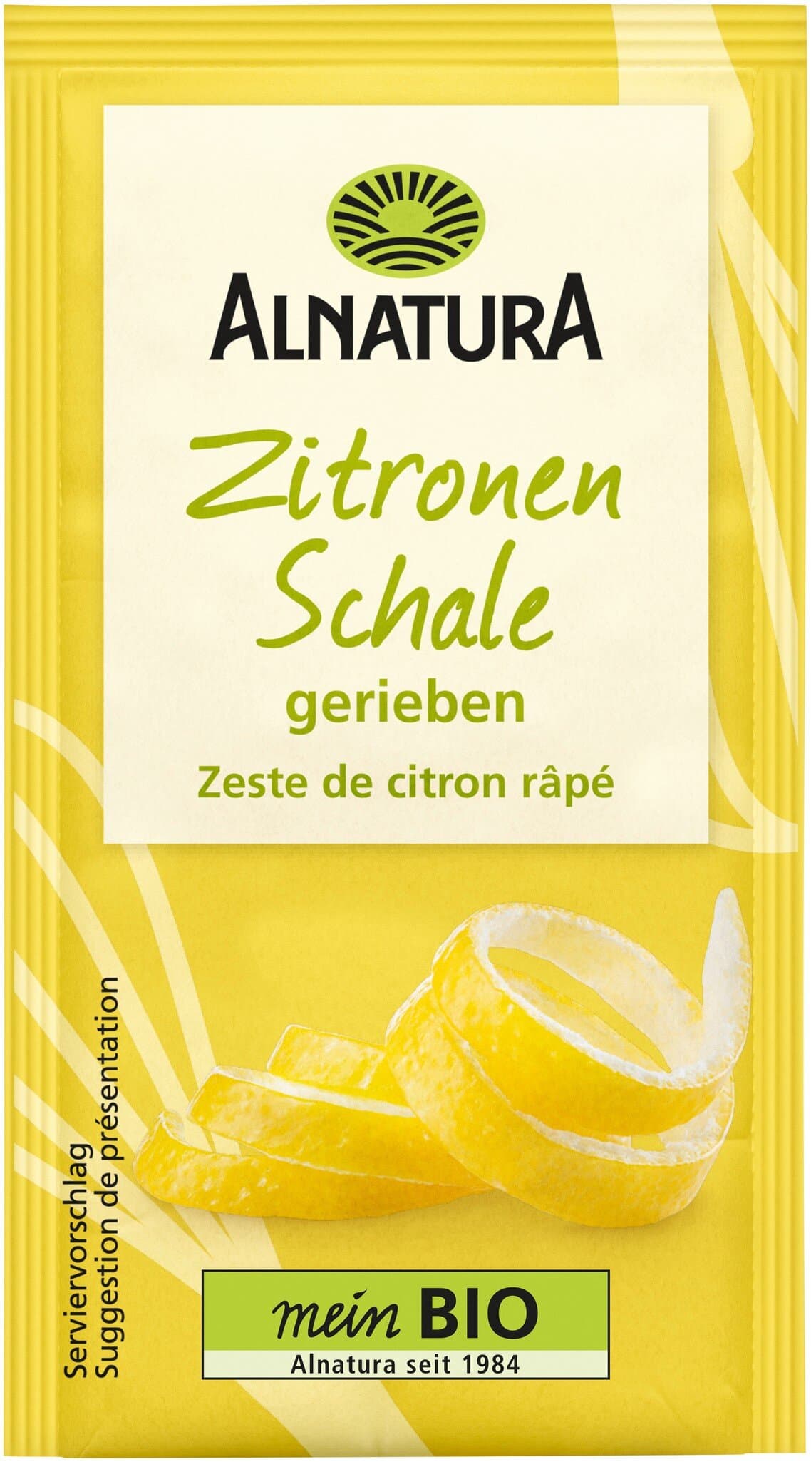 Alnatura Zitronenschale, gerieben
