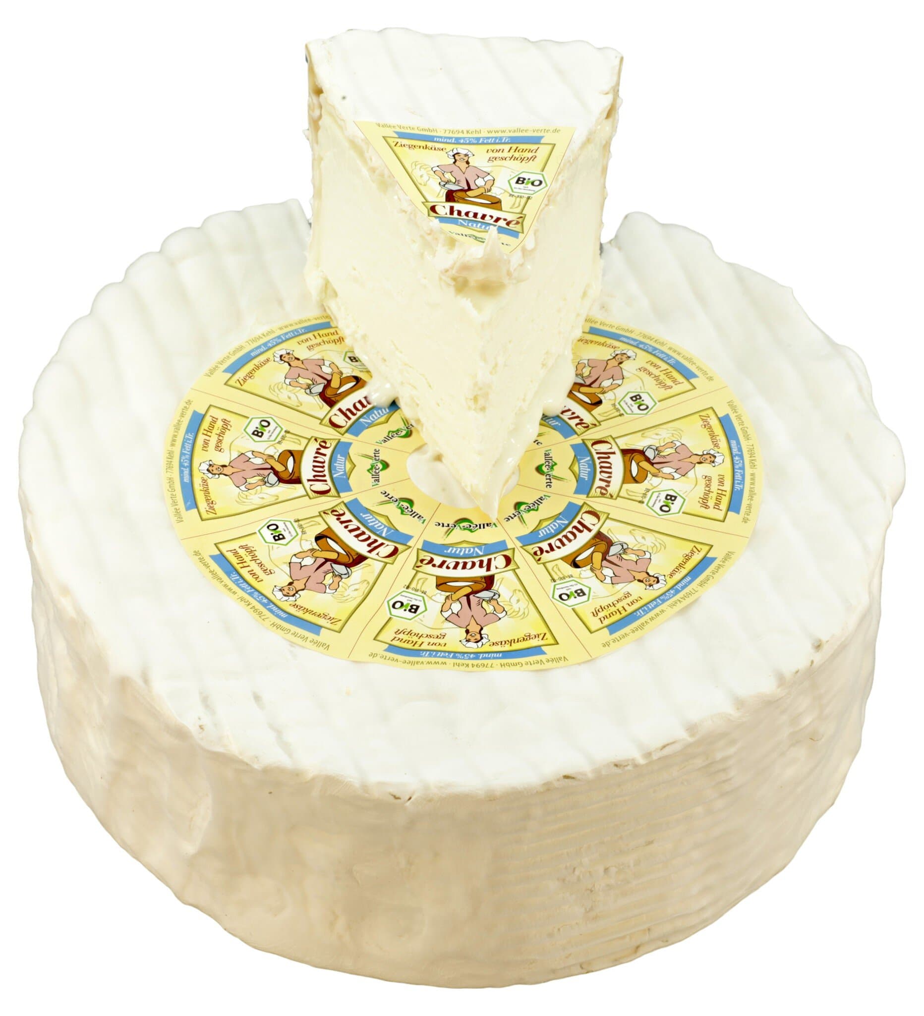 Vallée Verte Chavre Natur Ziegenweichkäse