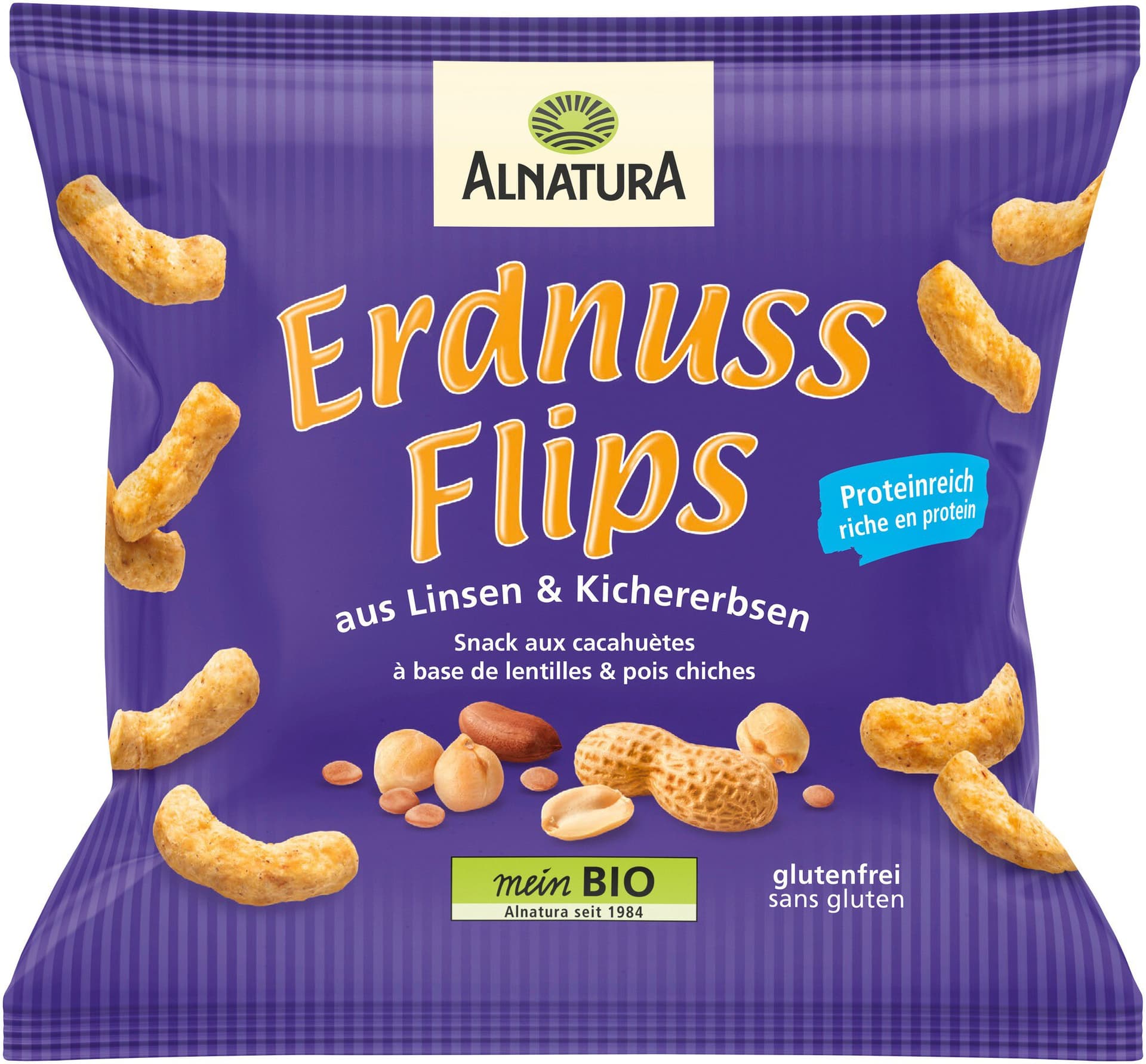 Alnatura Erdnussflips Linse & Kichererbse