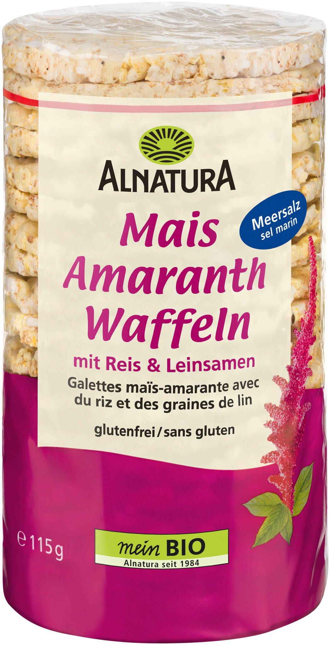 Alnatura Mais-Amaranth-Waffeln