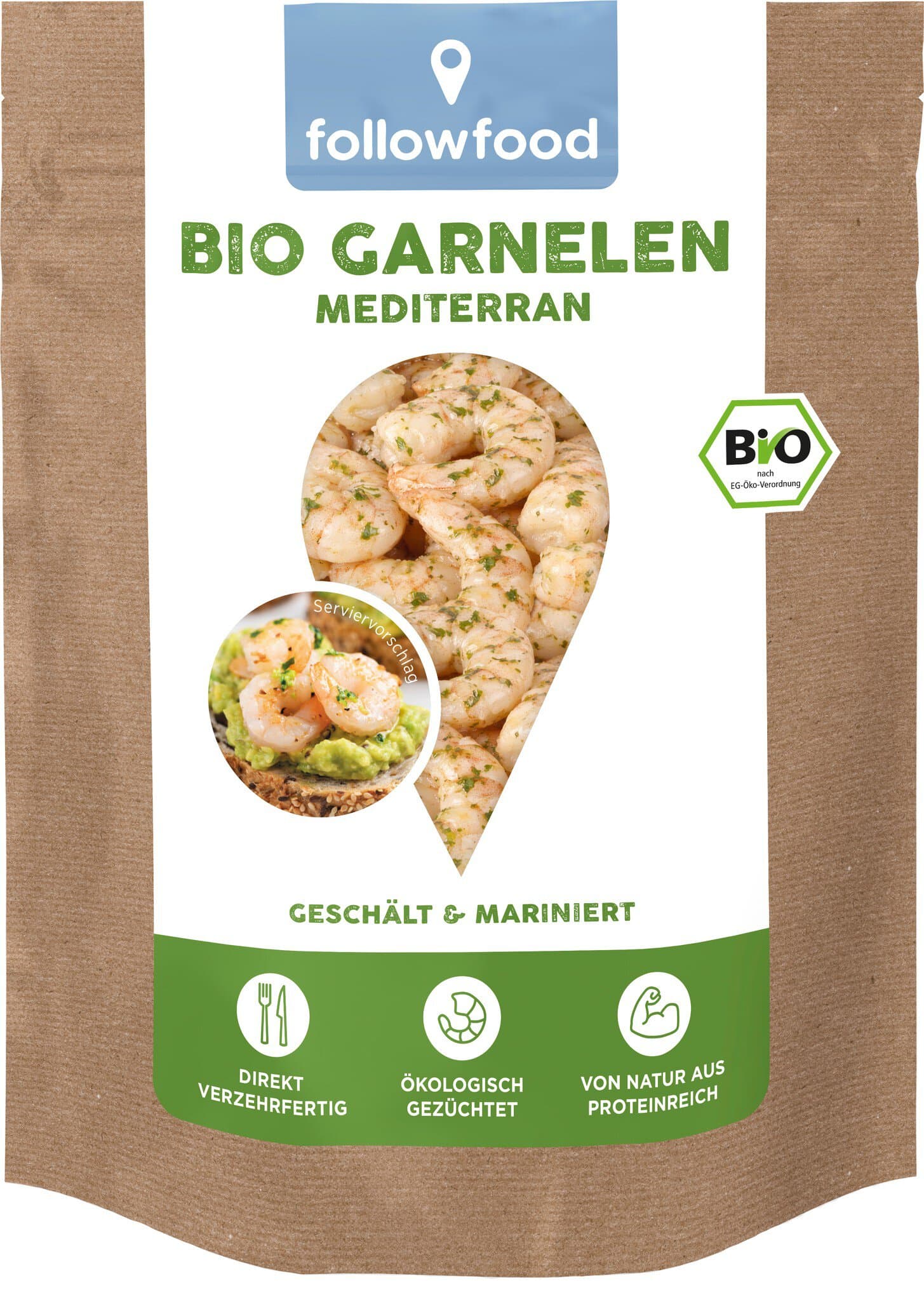 FollowFood Bio Garnelen mediterran