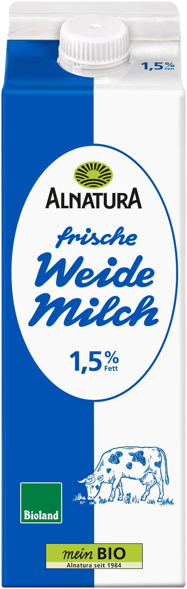 Alnatura Frische Weidemilch 1,5 % Fett