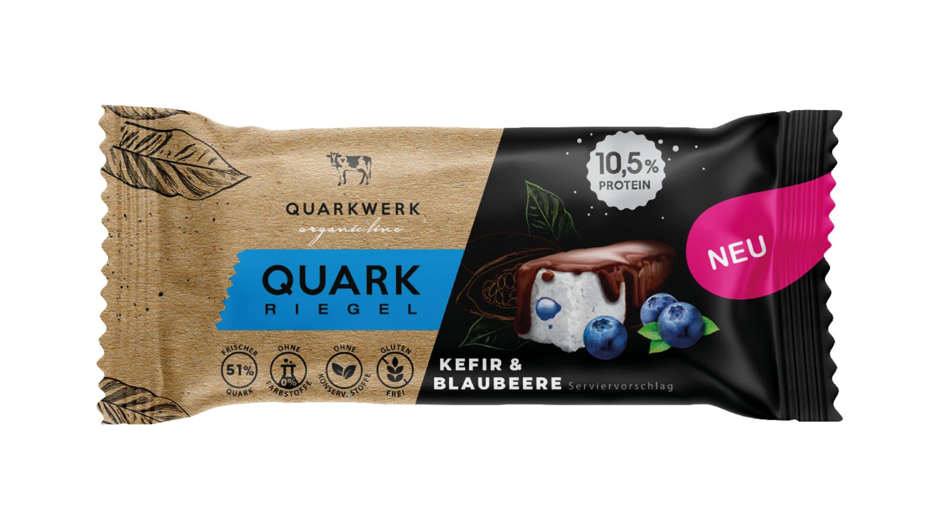 Quarkwerk Quark Riegel Kefir & Blaubeere