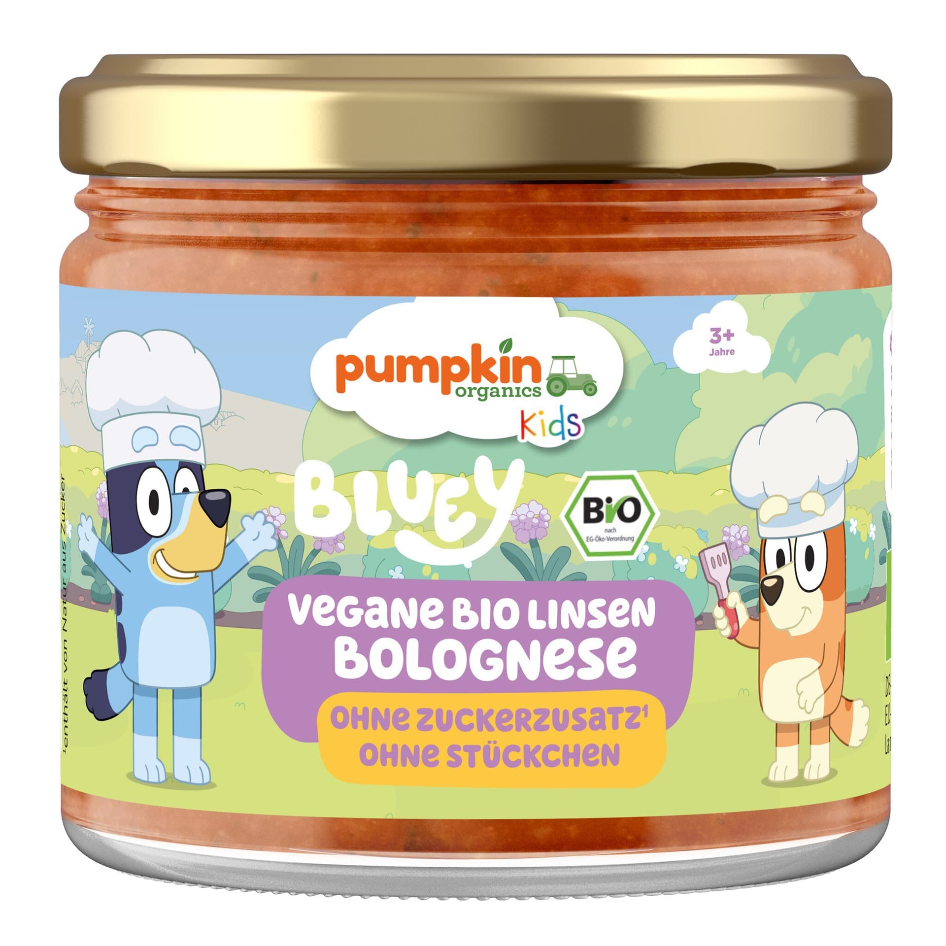 Pumpkin organics Bluey Vegane Bolognese