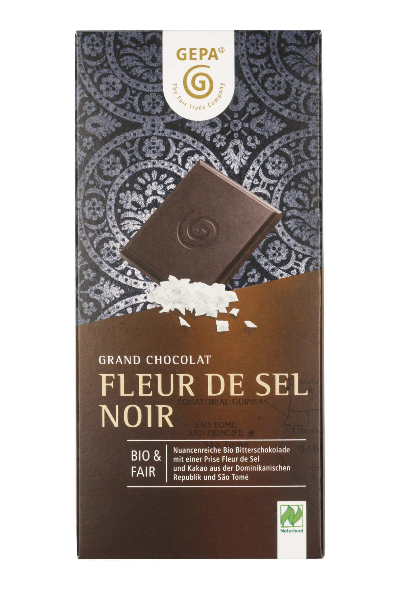 Gepa Fleur de Sel Noir 70% Schokolade