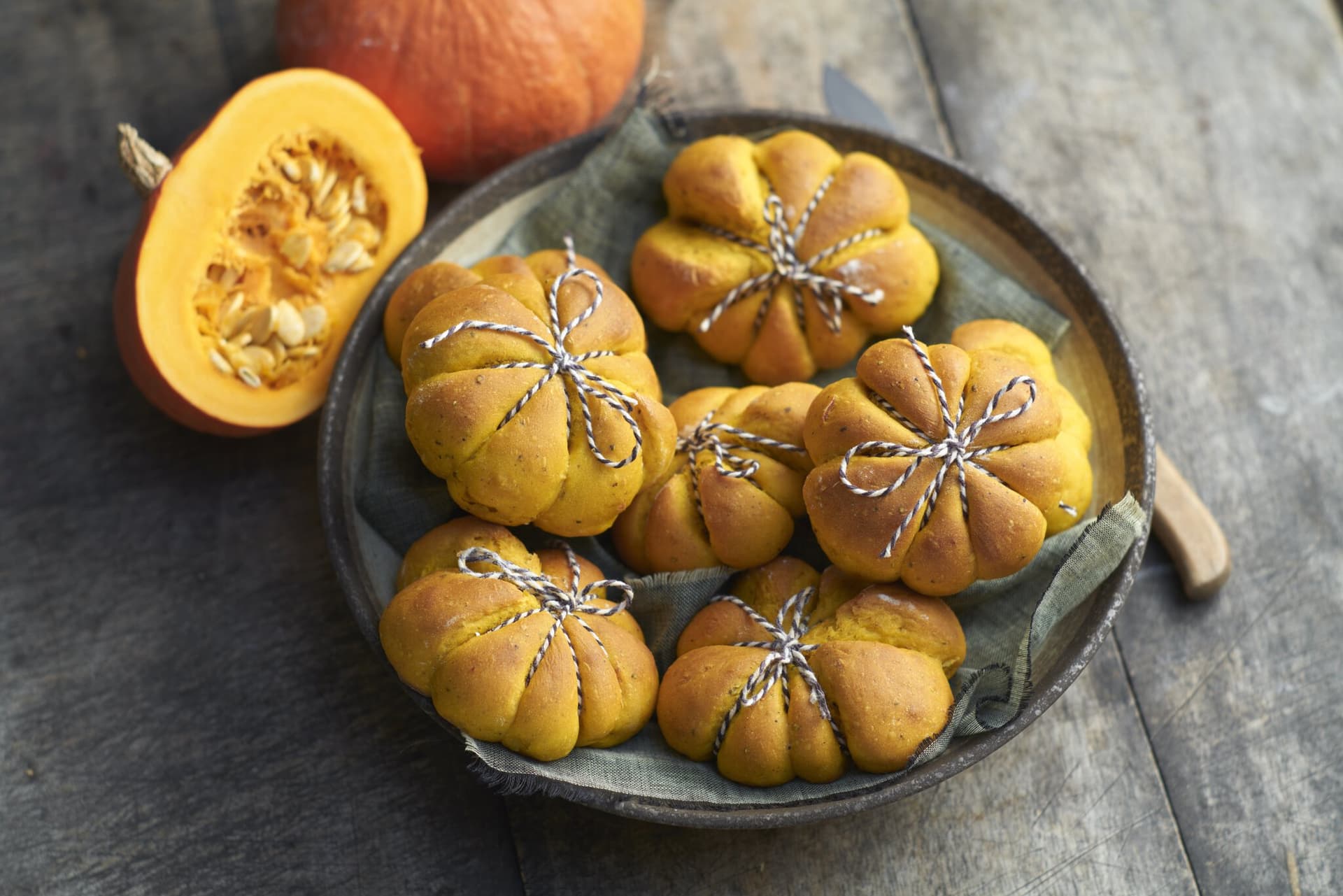 Kürbisbrötchen