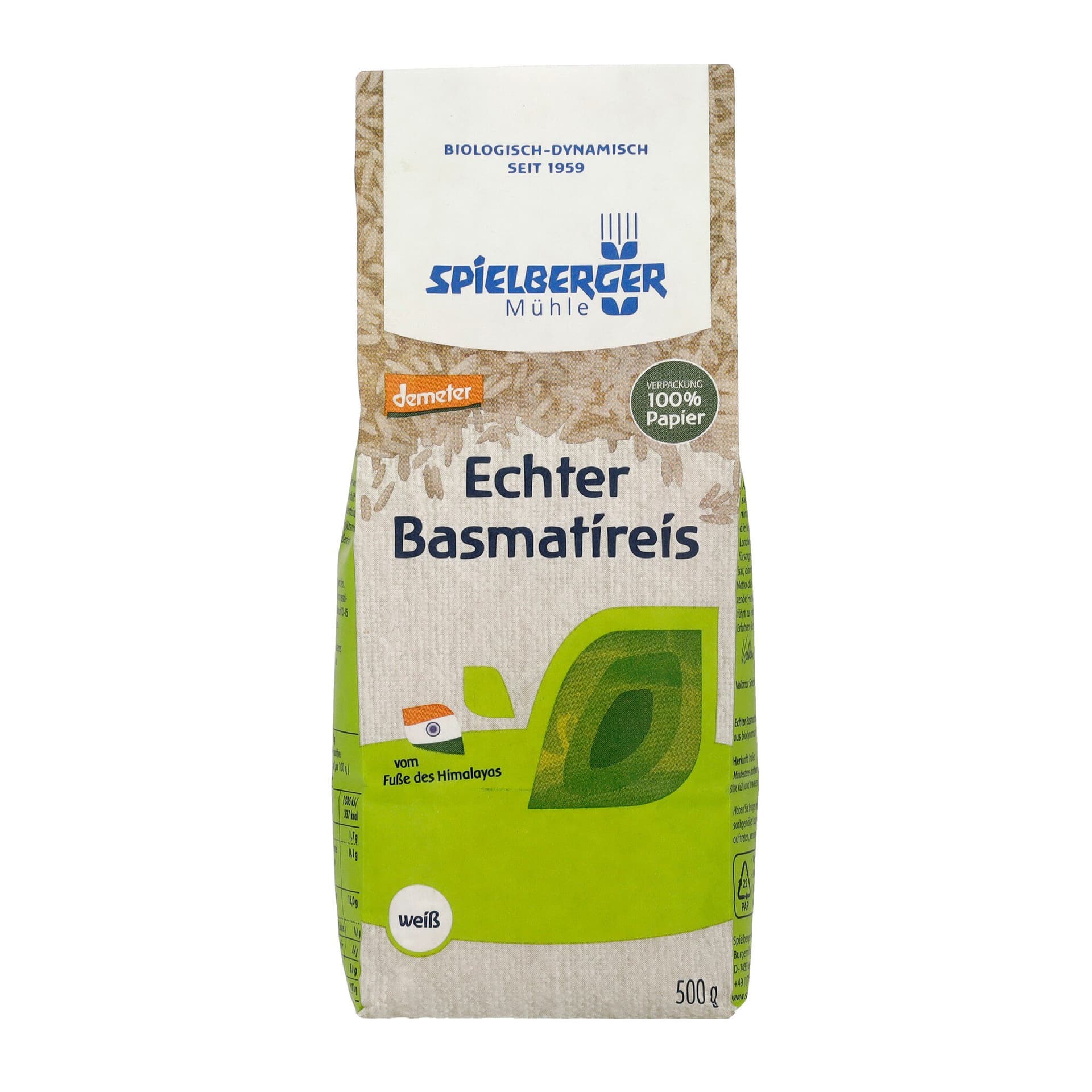 Spielberger Echter Basmatireis weiß