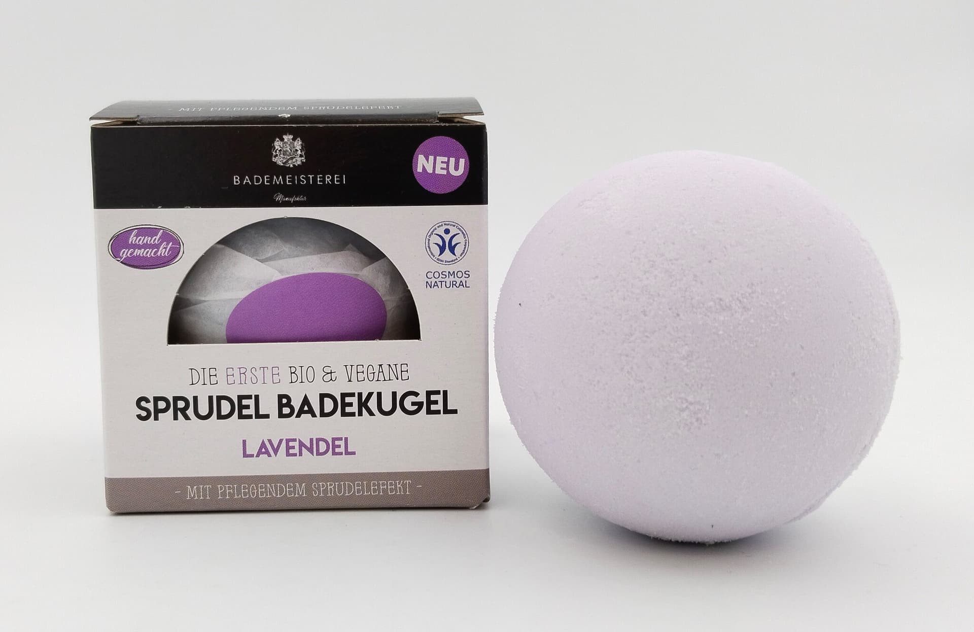 Bademeisterei Badebombe Lavendel