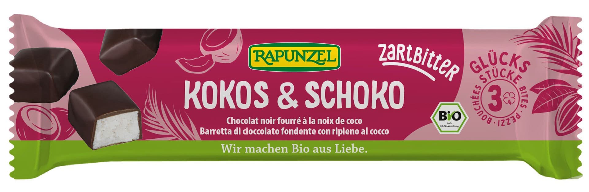 Rapunzel Zartbitter Kokos Happen