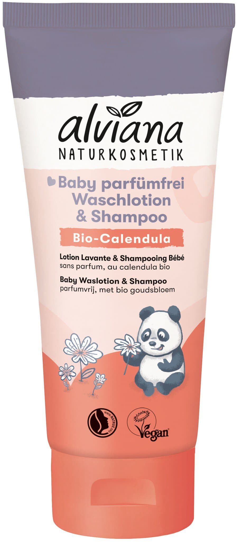 alviana Baby parfümfrei Waschlotion & Shampoo mit Bio-Calendula