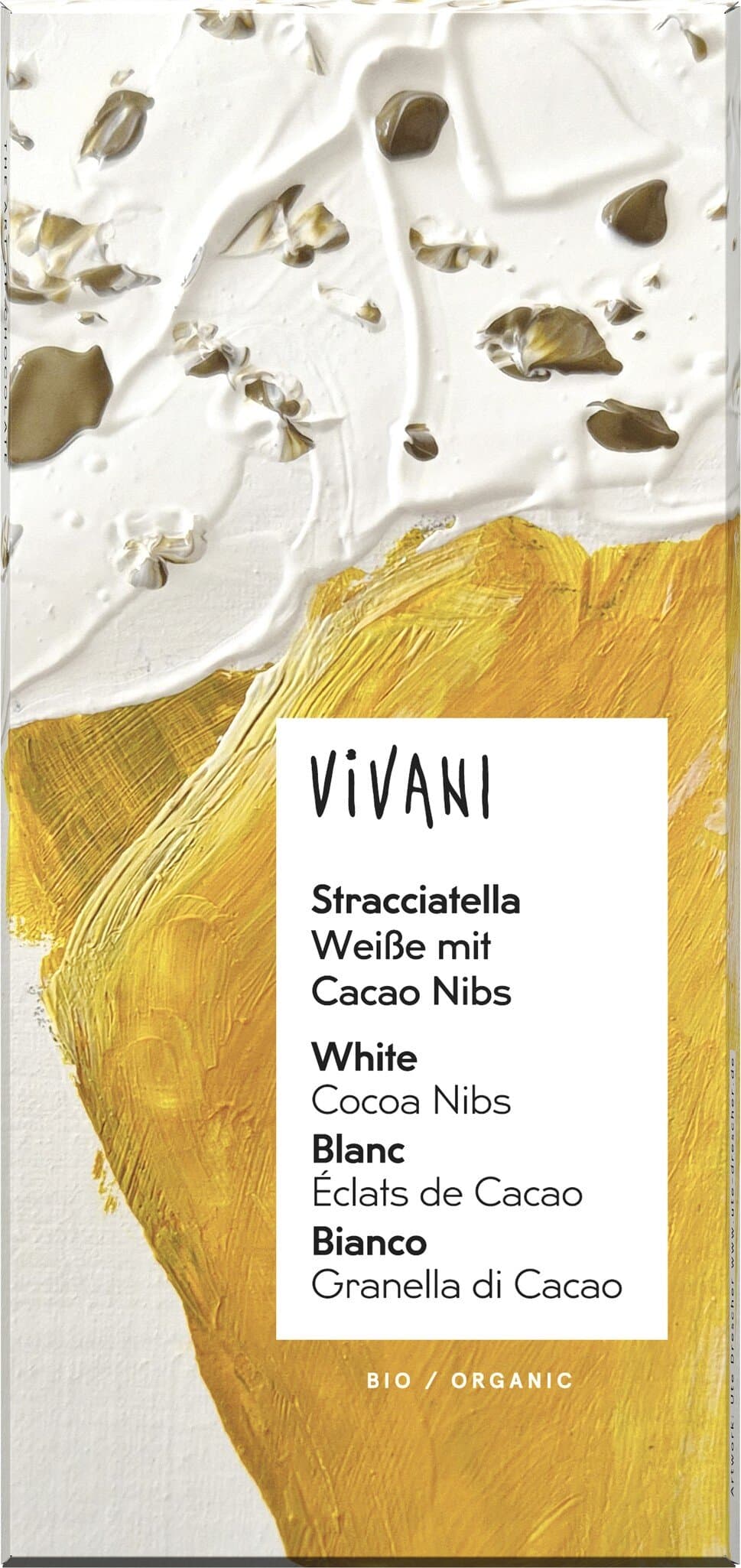 Vivani Stracciatella Weiße mit Cacao Nibs