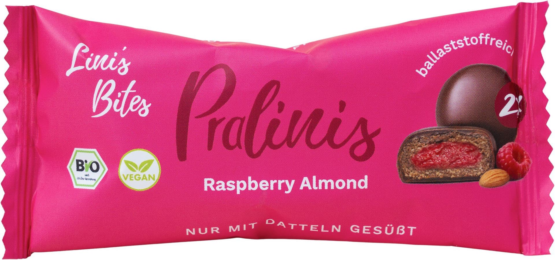 Linis Bites Pralinis Raspberry Almond Caramel