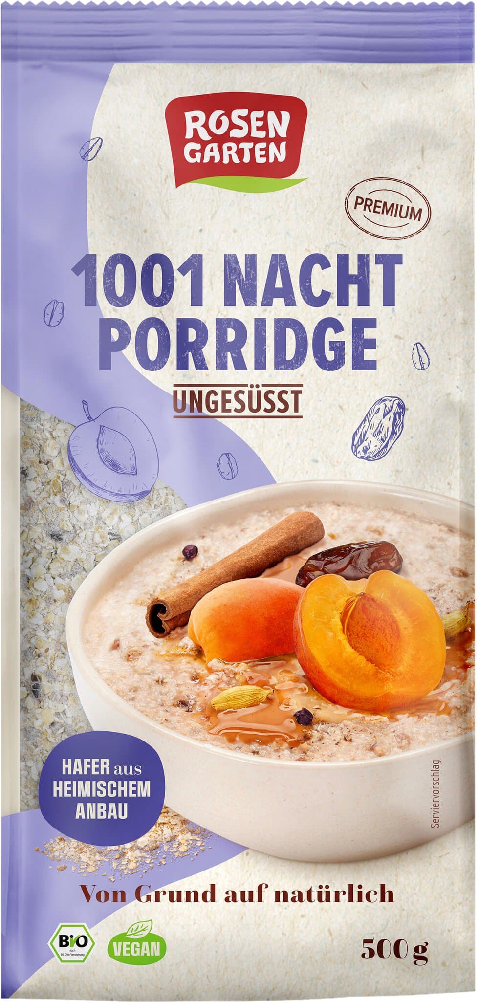 Rosengarten 1001-Nacht Porridge ungesüßt