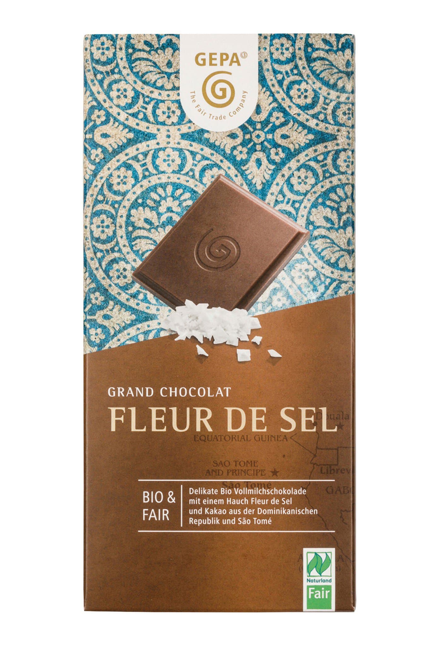 Gepa Fleur de Sel Vollmilch Schokolade