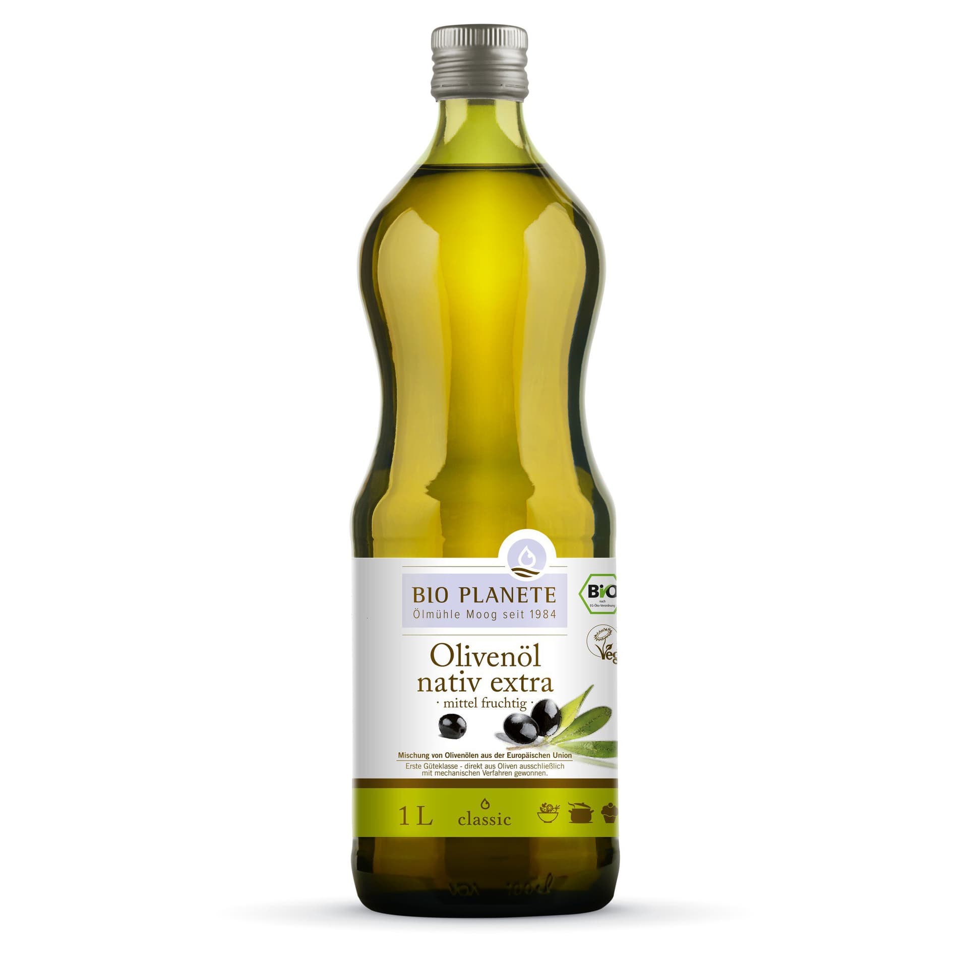 Bio Planete Olivenöl nativ extra mittelfruchtig