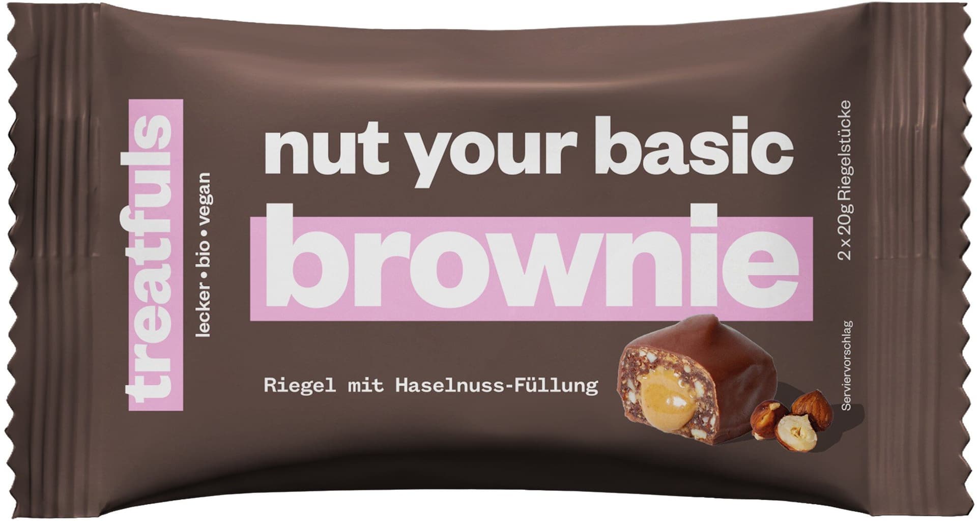 Treatfuls Dunkle Brownie Riegel