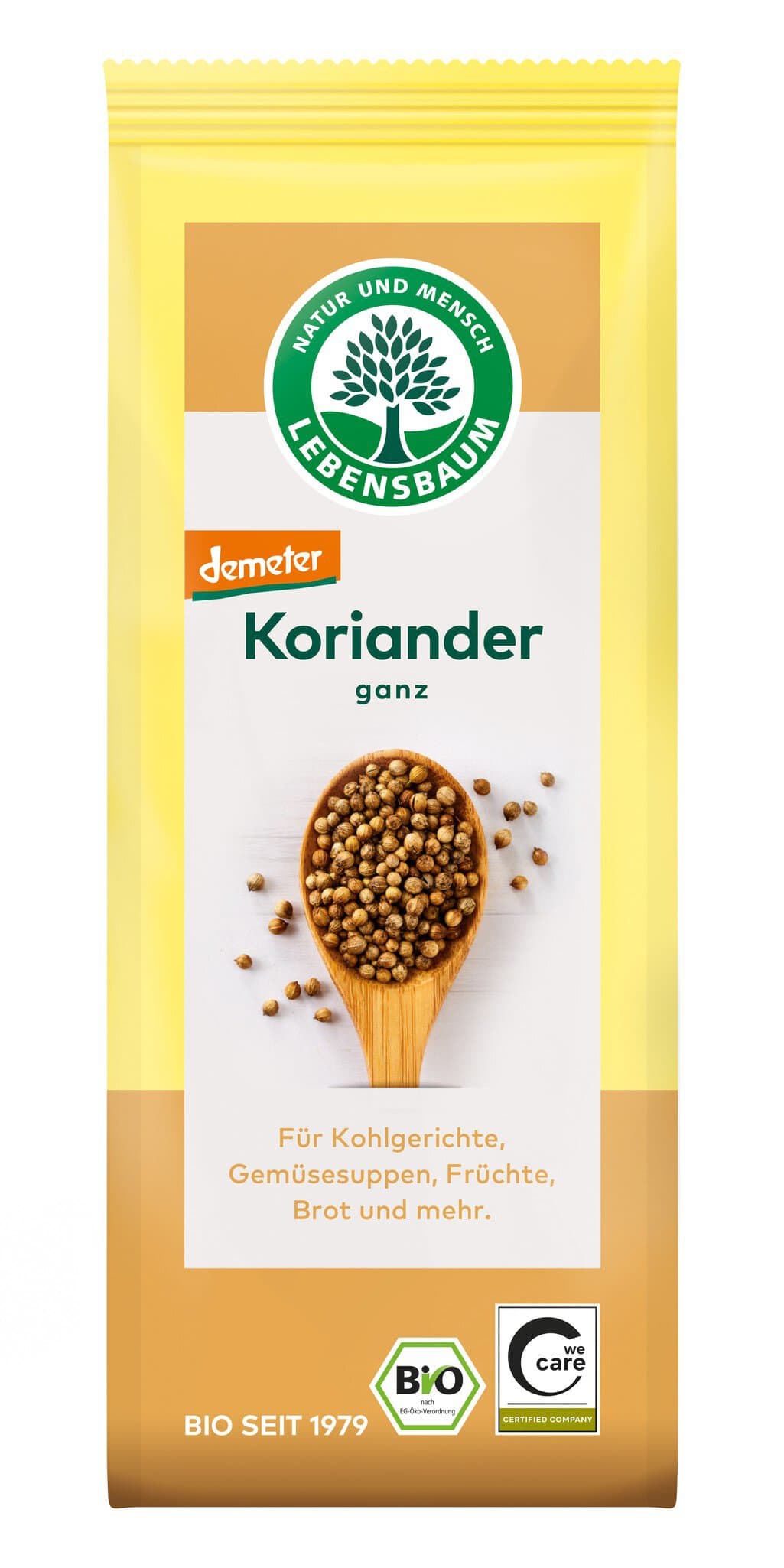 Lebensbaum Koriander ganz