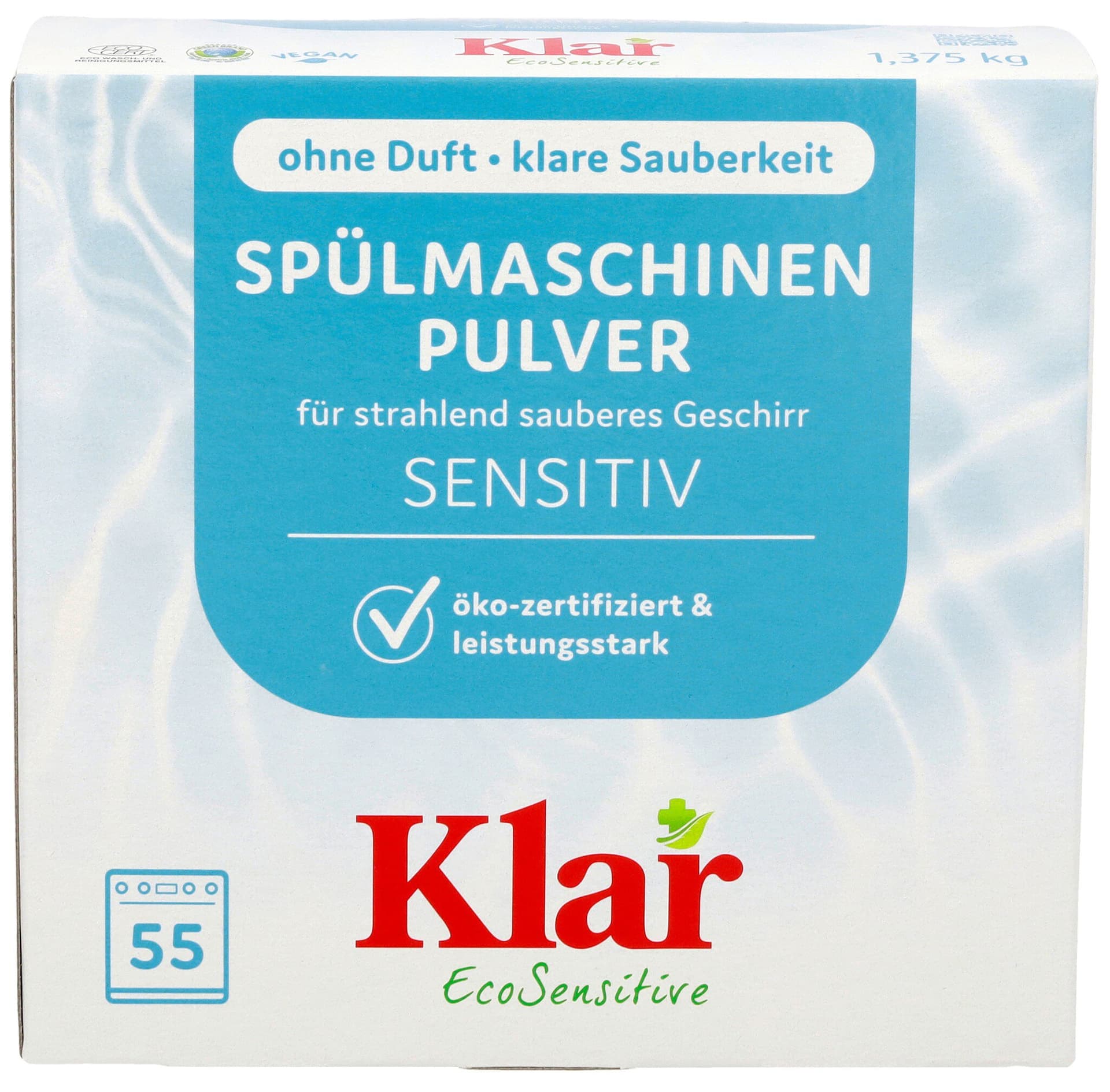 Klar Maschinen Spülmittel Pulver