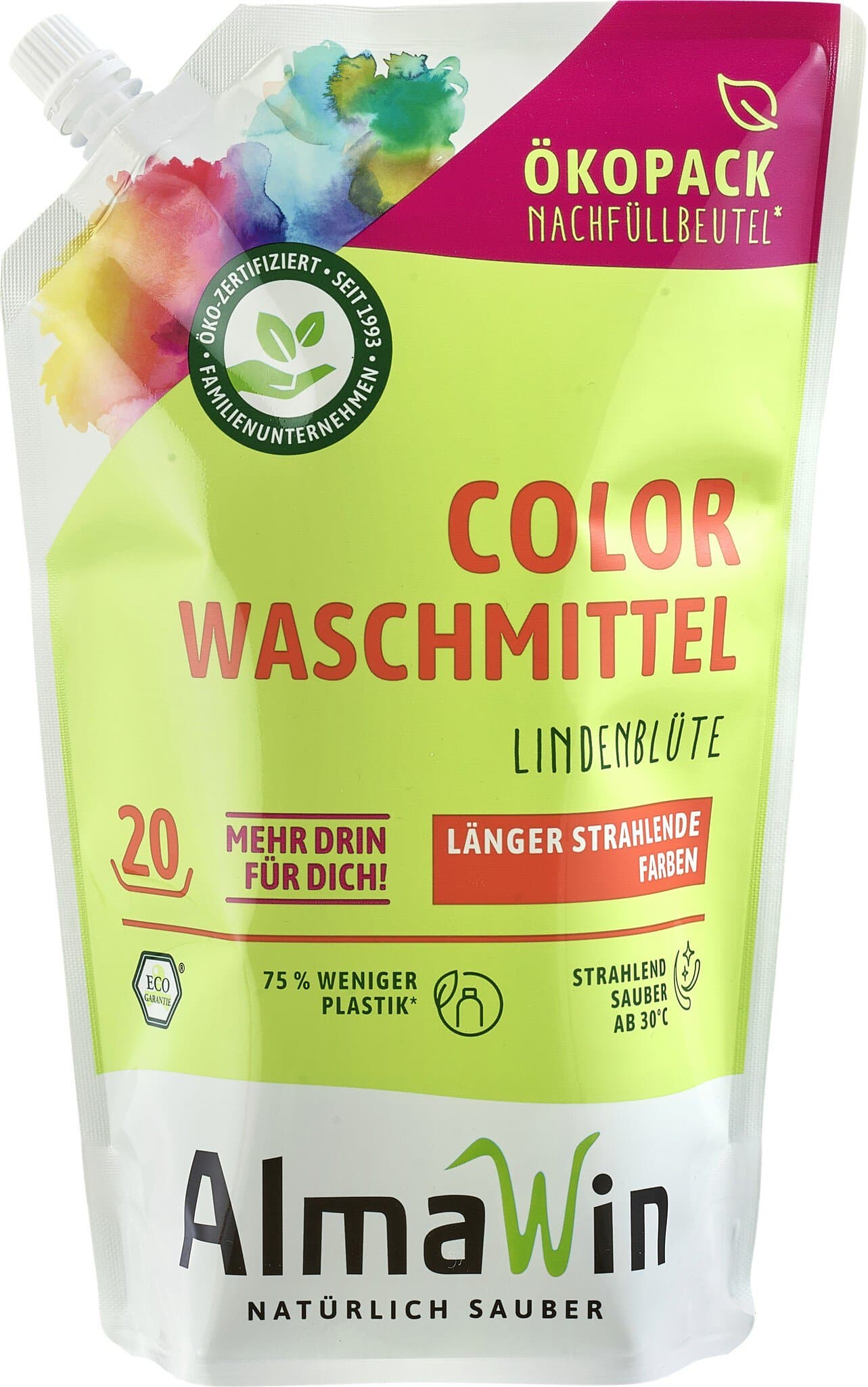 Almawin Colorwaschmittel im Standbeutel