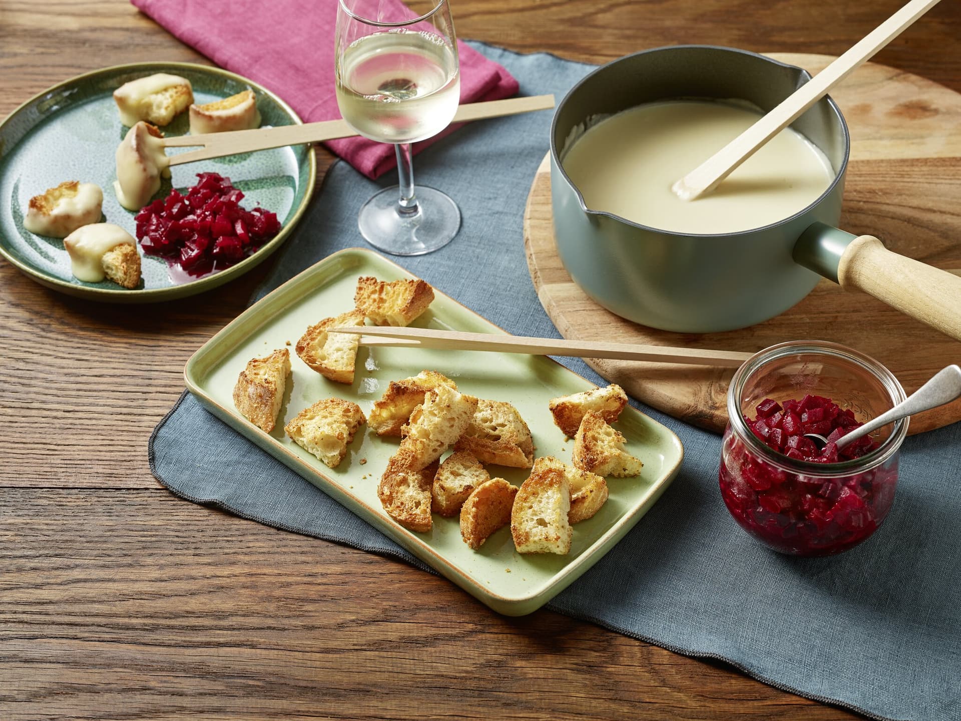 Gewürzbrot für Fondue