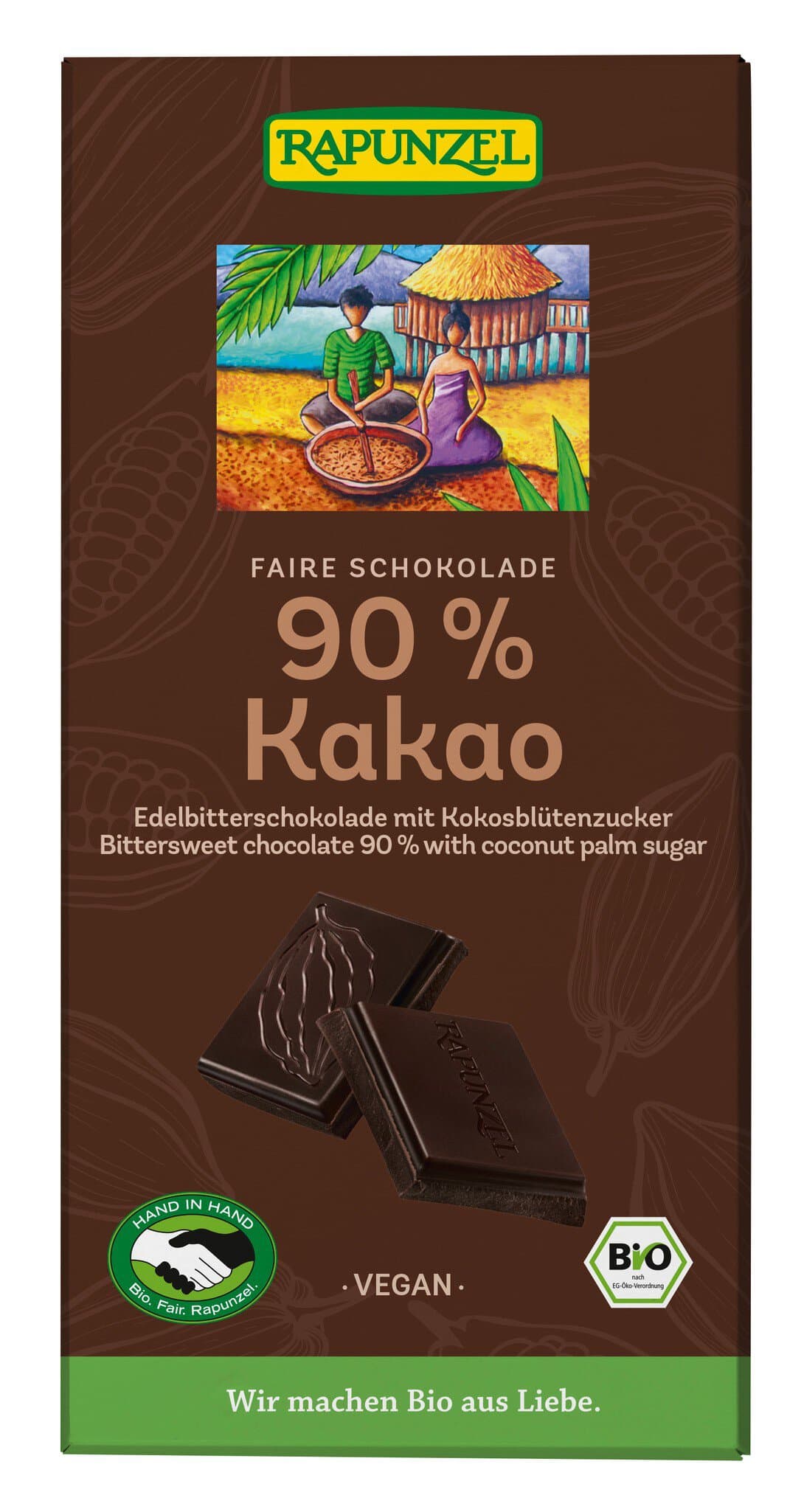 Rapunzel Bitterschokolade 90% HiH