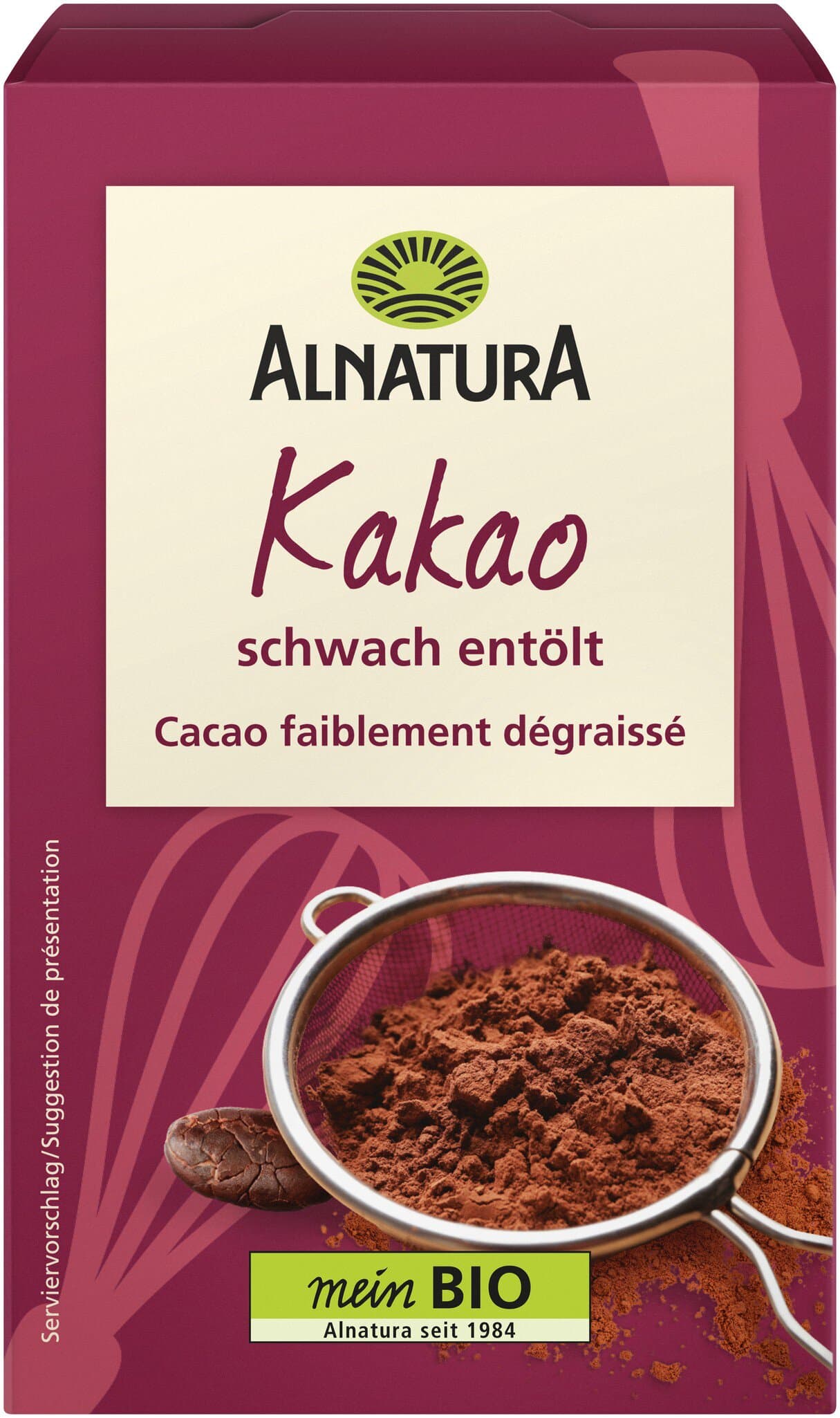 Alnatura Kakao schwach entölt