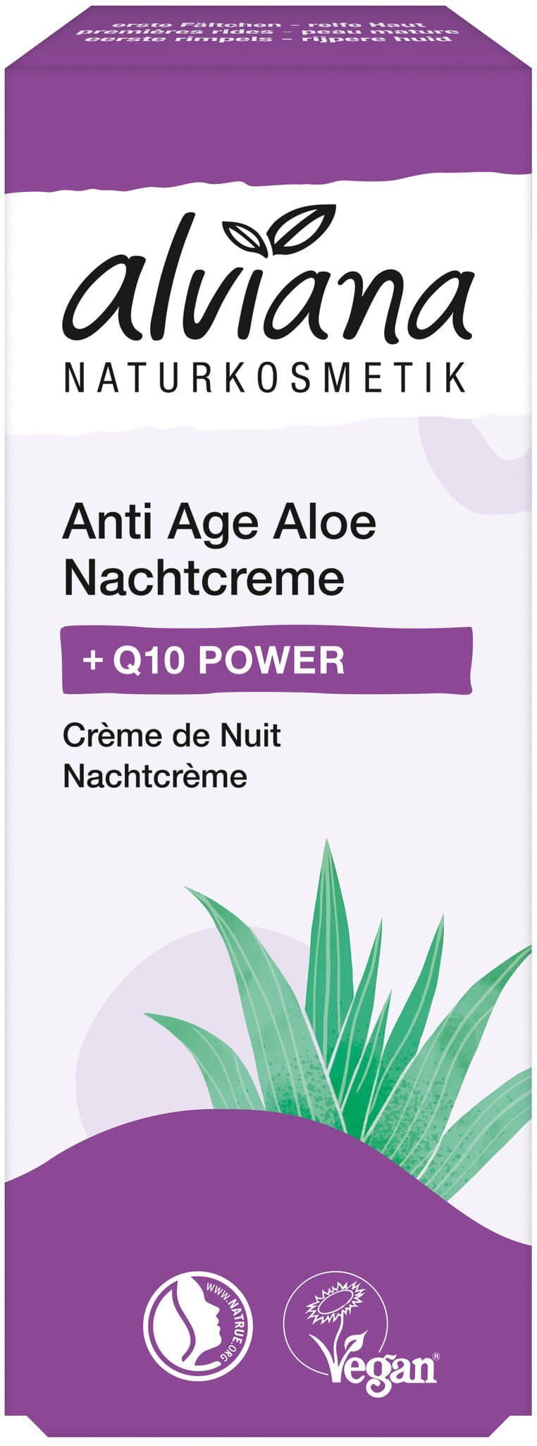 alviana Anti Age Aloe Nachtcreme mit Q10